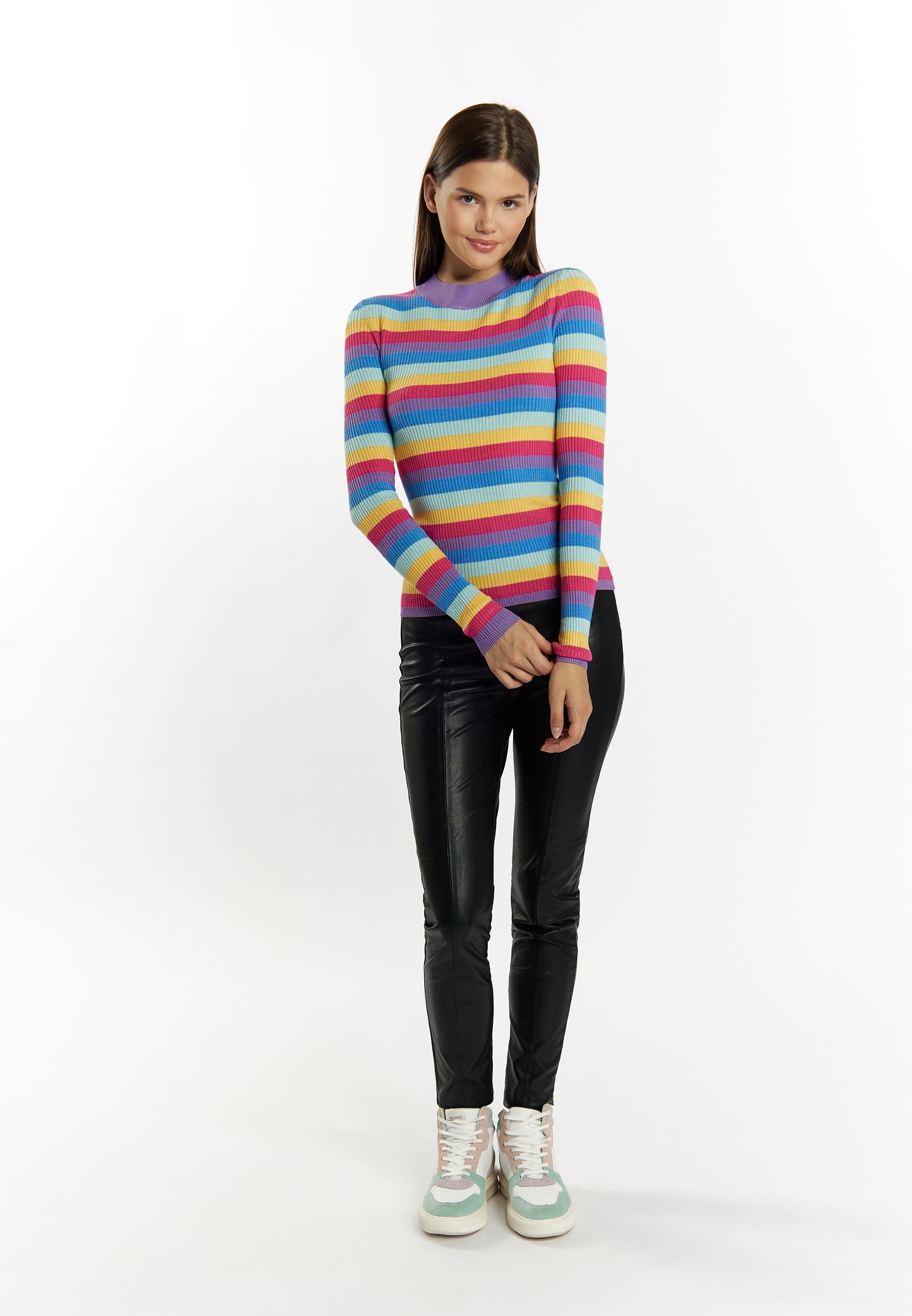myMo women's rib knit sweater