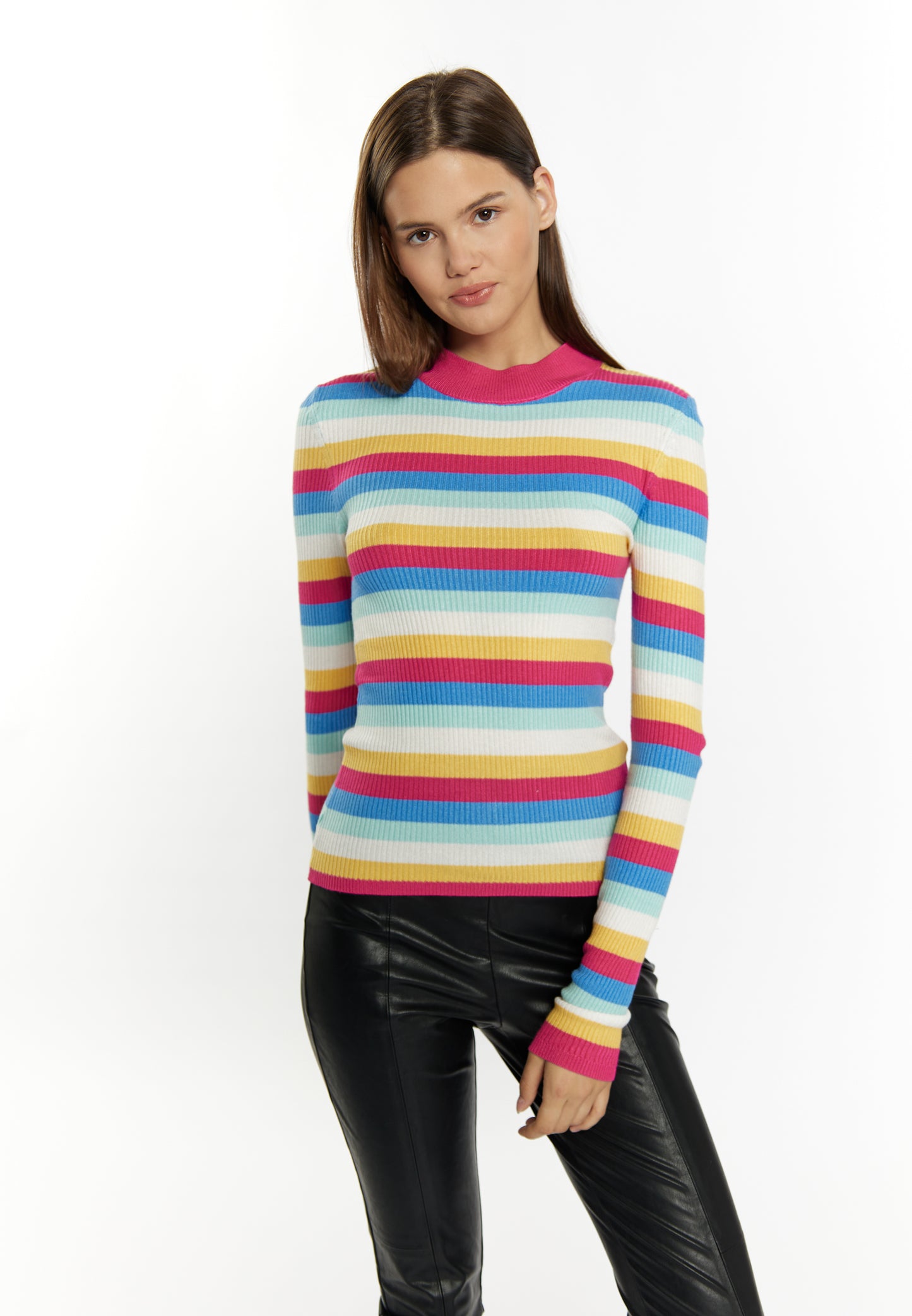 myMo women's rib knit sweater