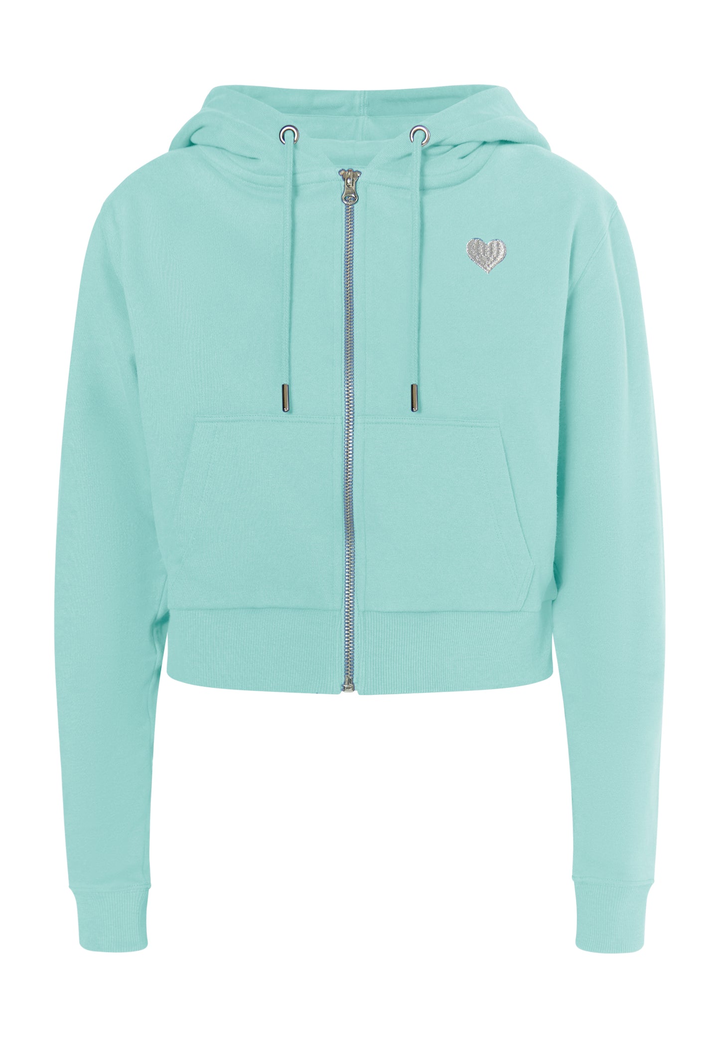 myMo women's cropped zip hoodie