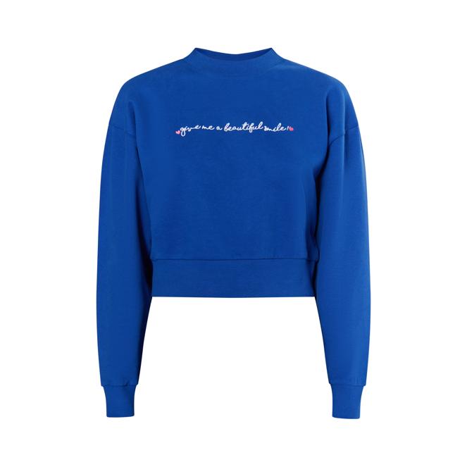 myMo women's cropped sweatshirt