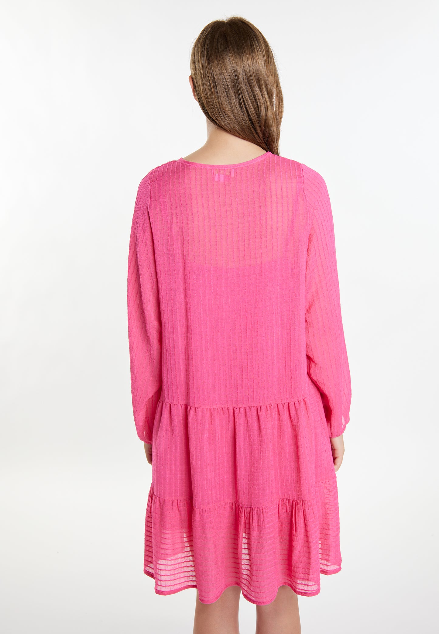IZIA women's midi dress in a striped design