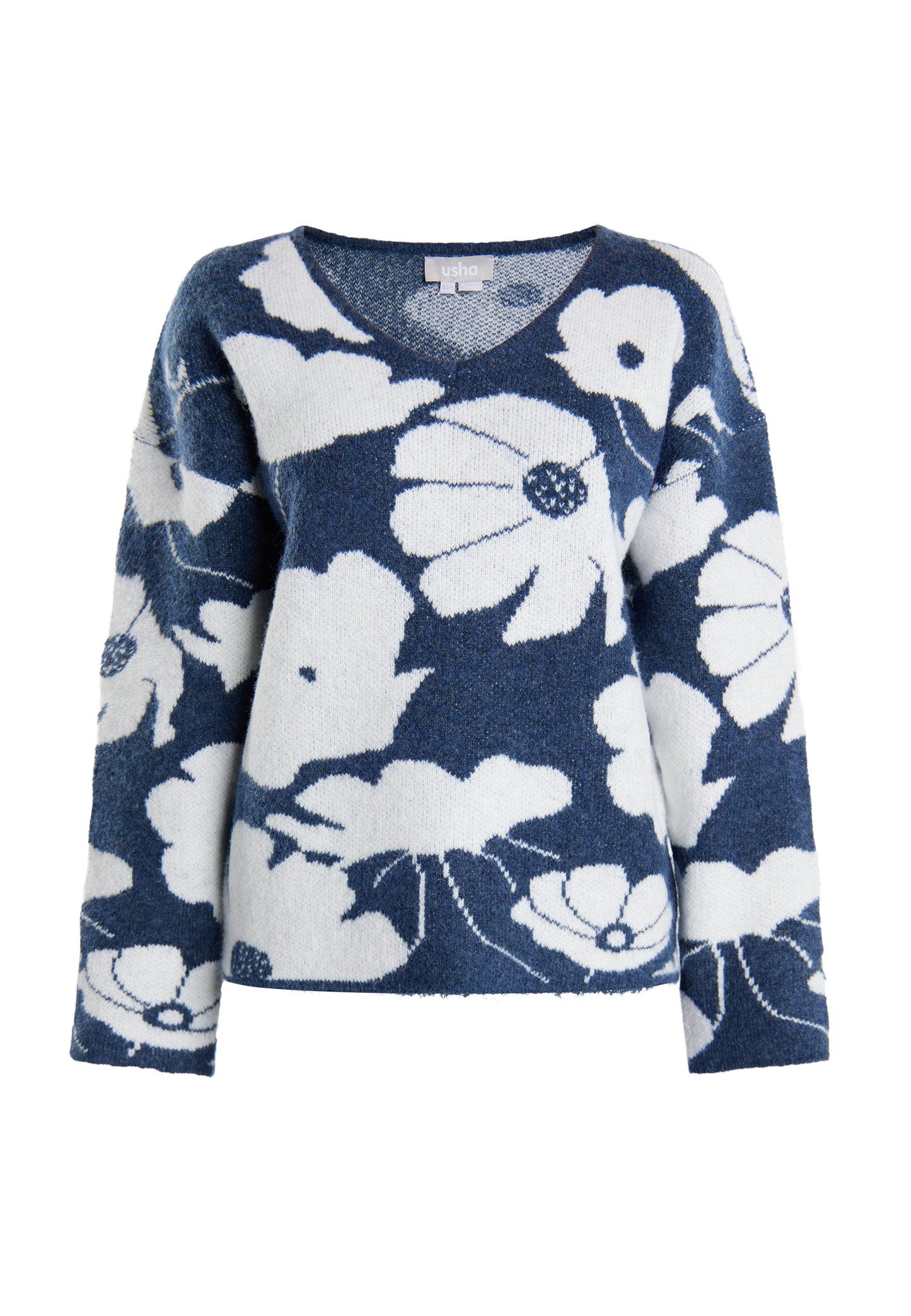 usha damski sweter dzianinowy