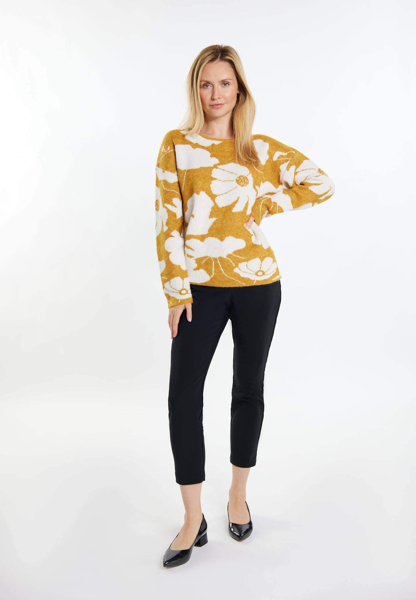 usha damski sweter dzianinowy