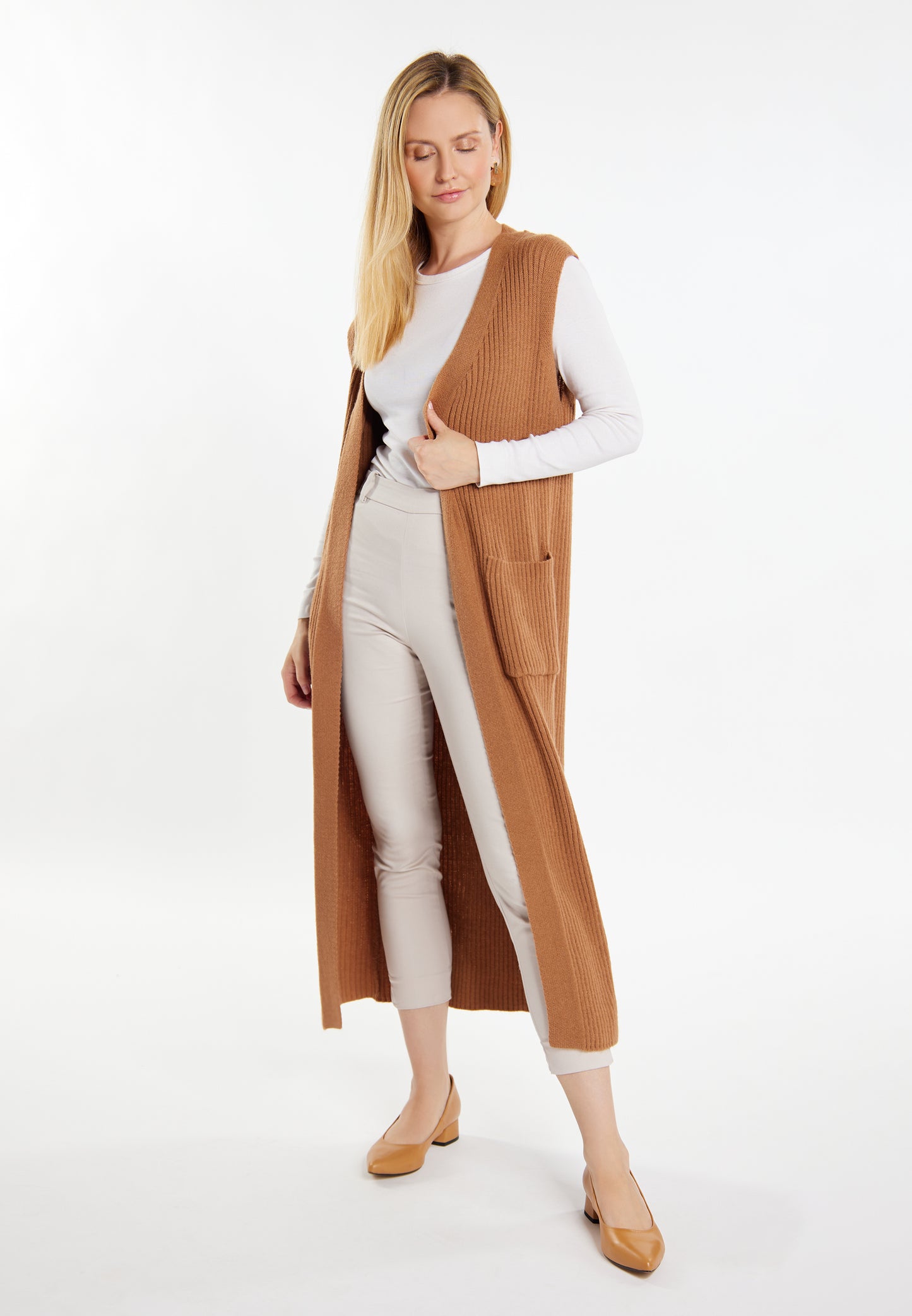 usha WHITE LABEL women's knitted vest