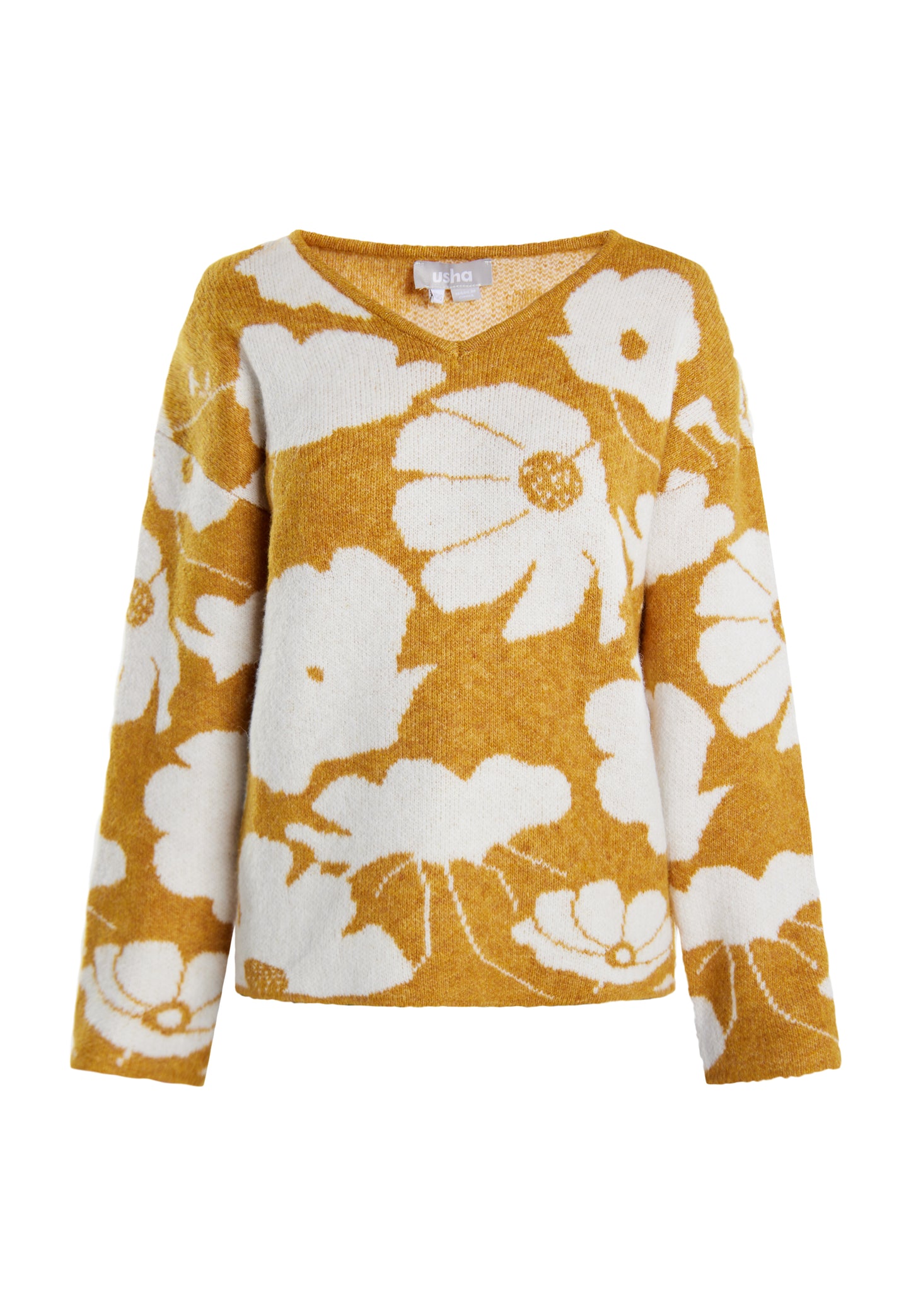 usha damski sweter dzianinowy