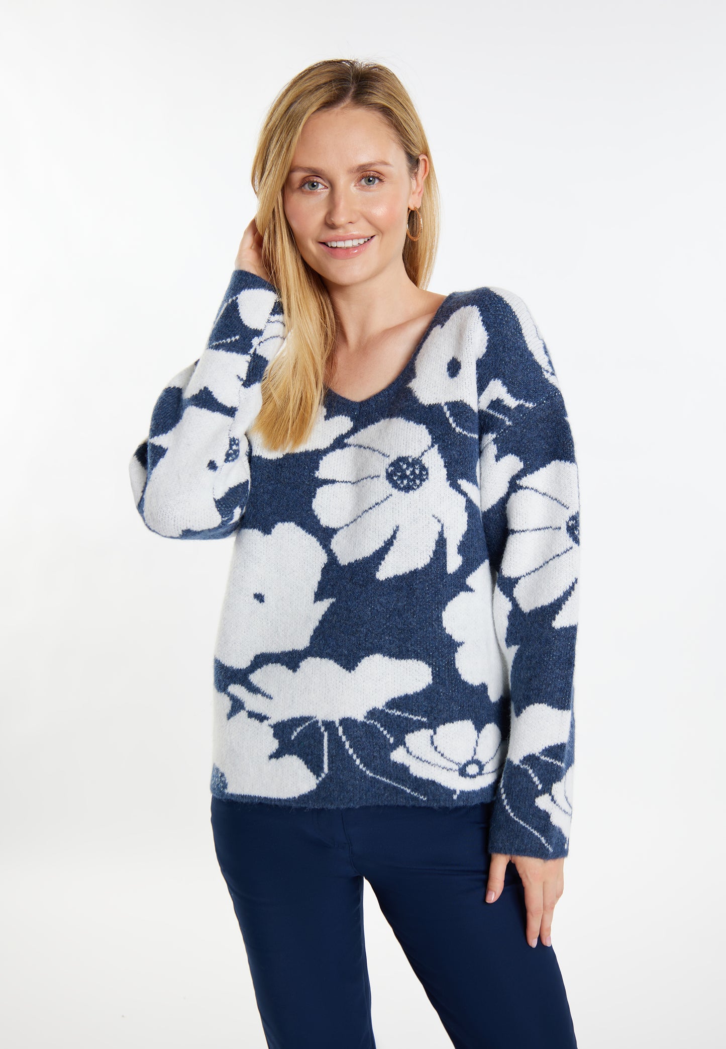 usha damski sweter dzianinowy