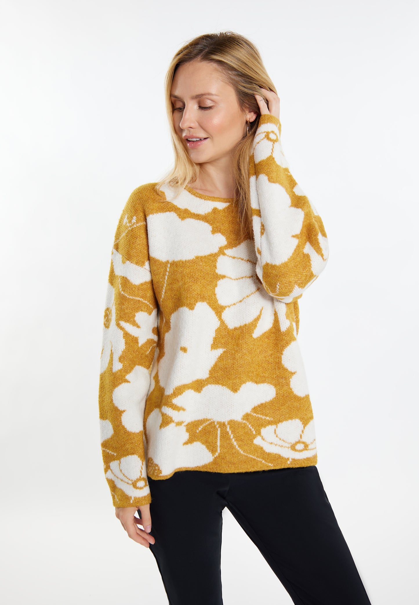 usha damski sweter dzianinowy
