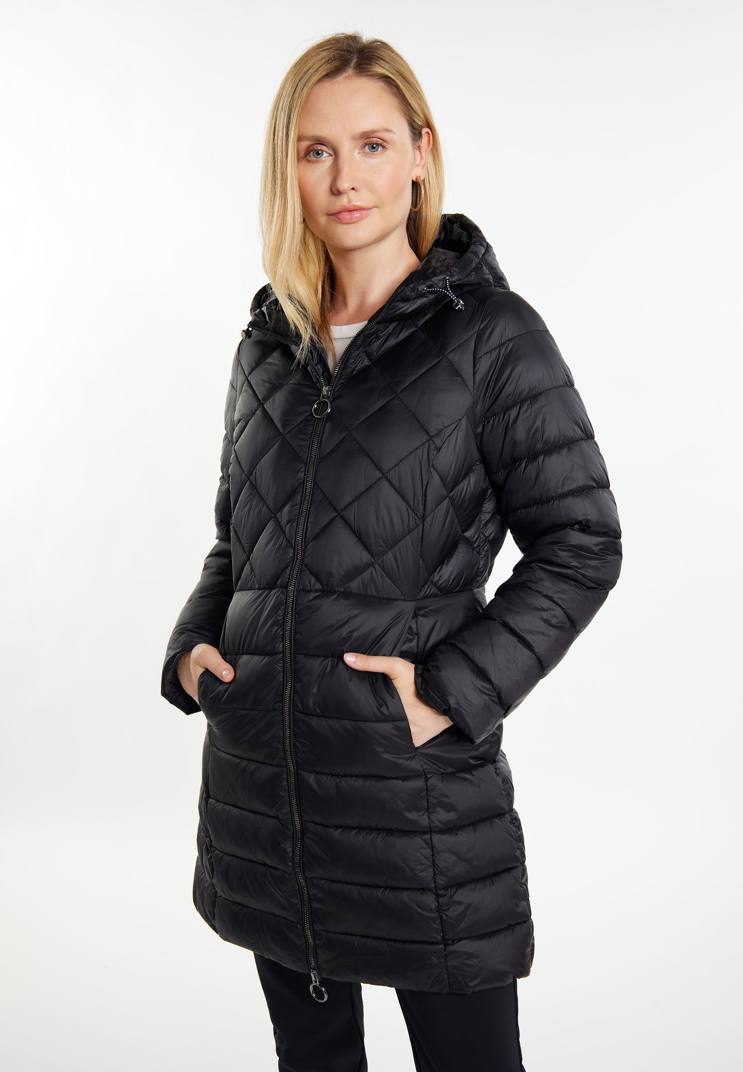 usha women's quilted coat