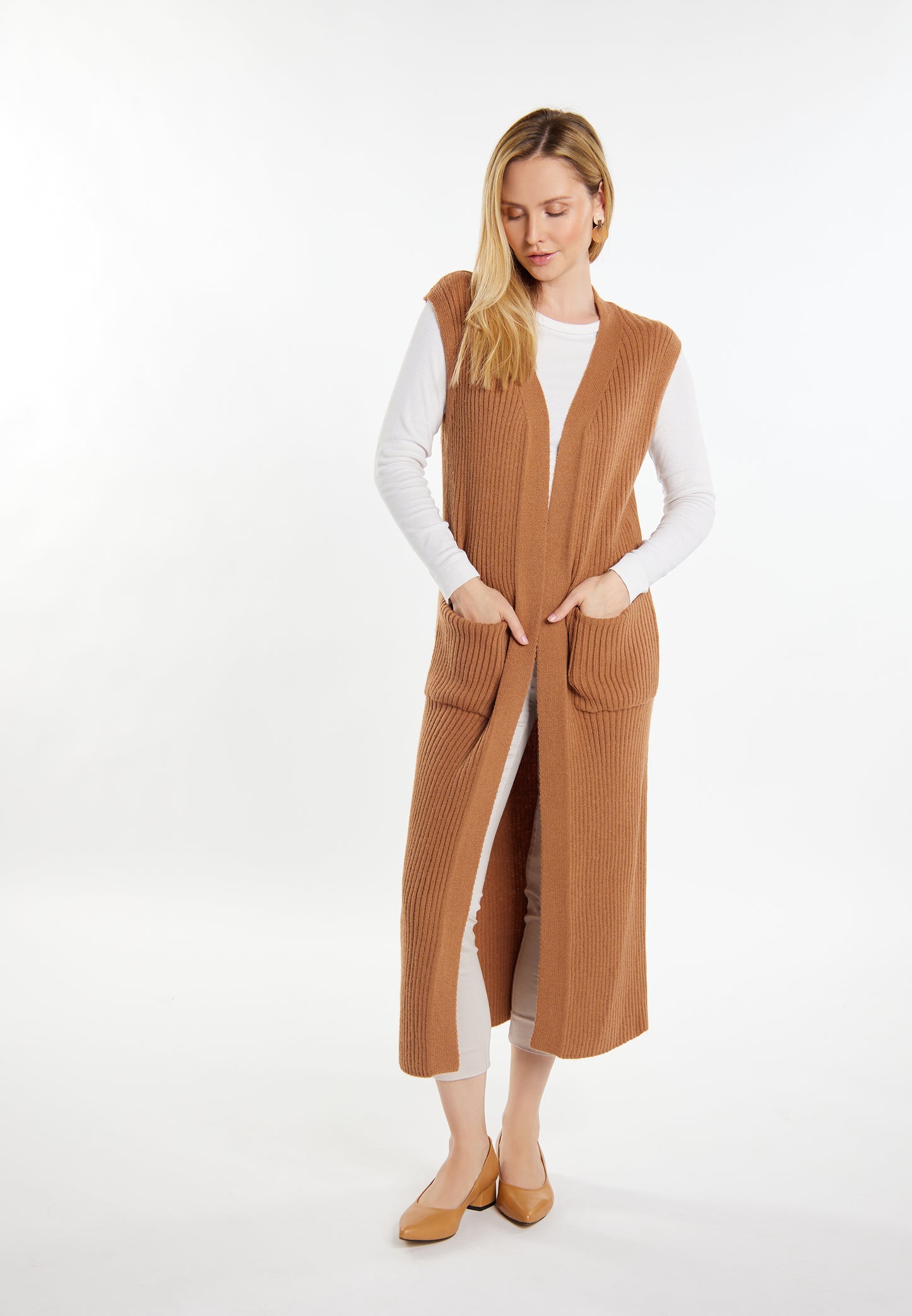 usha WHITE LABEL women's knitted vest