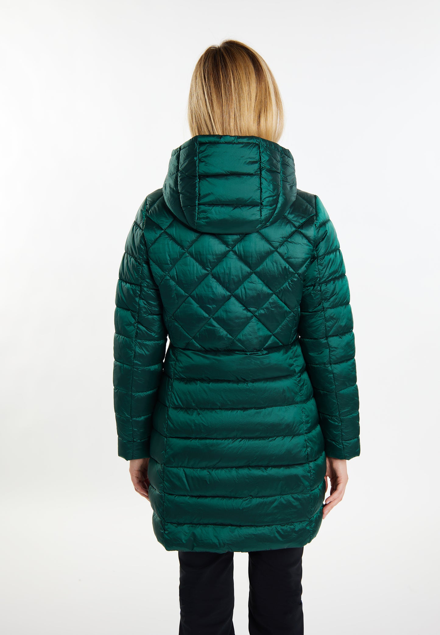 usha women's quilted coat