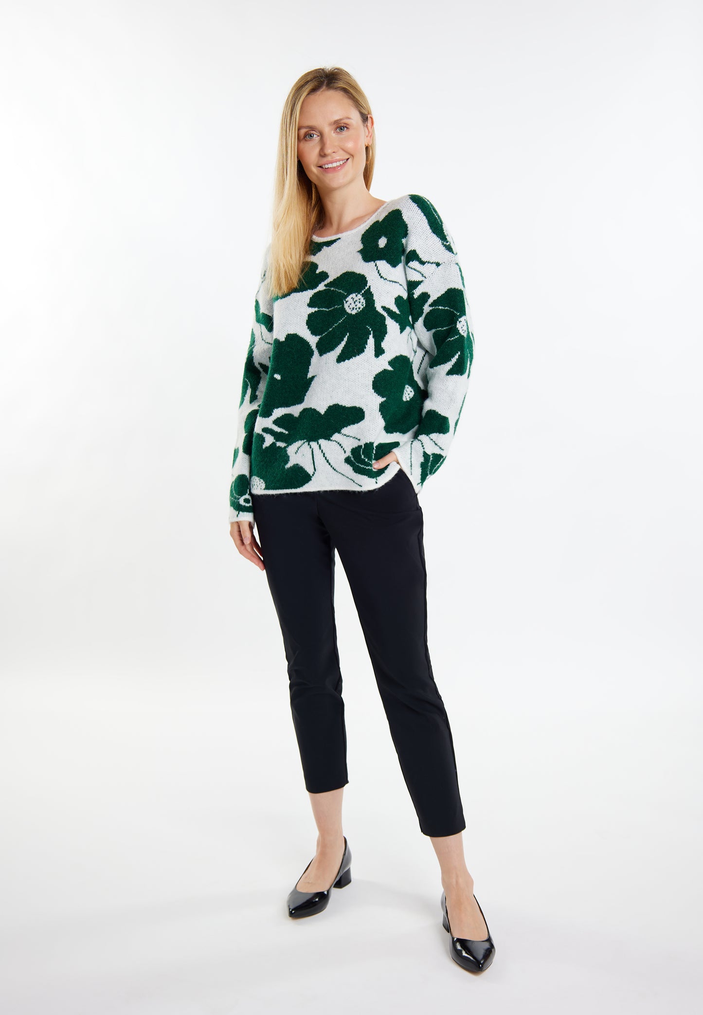 usha damski sweter dzianinowy