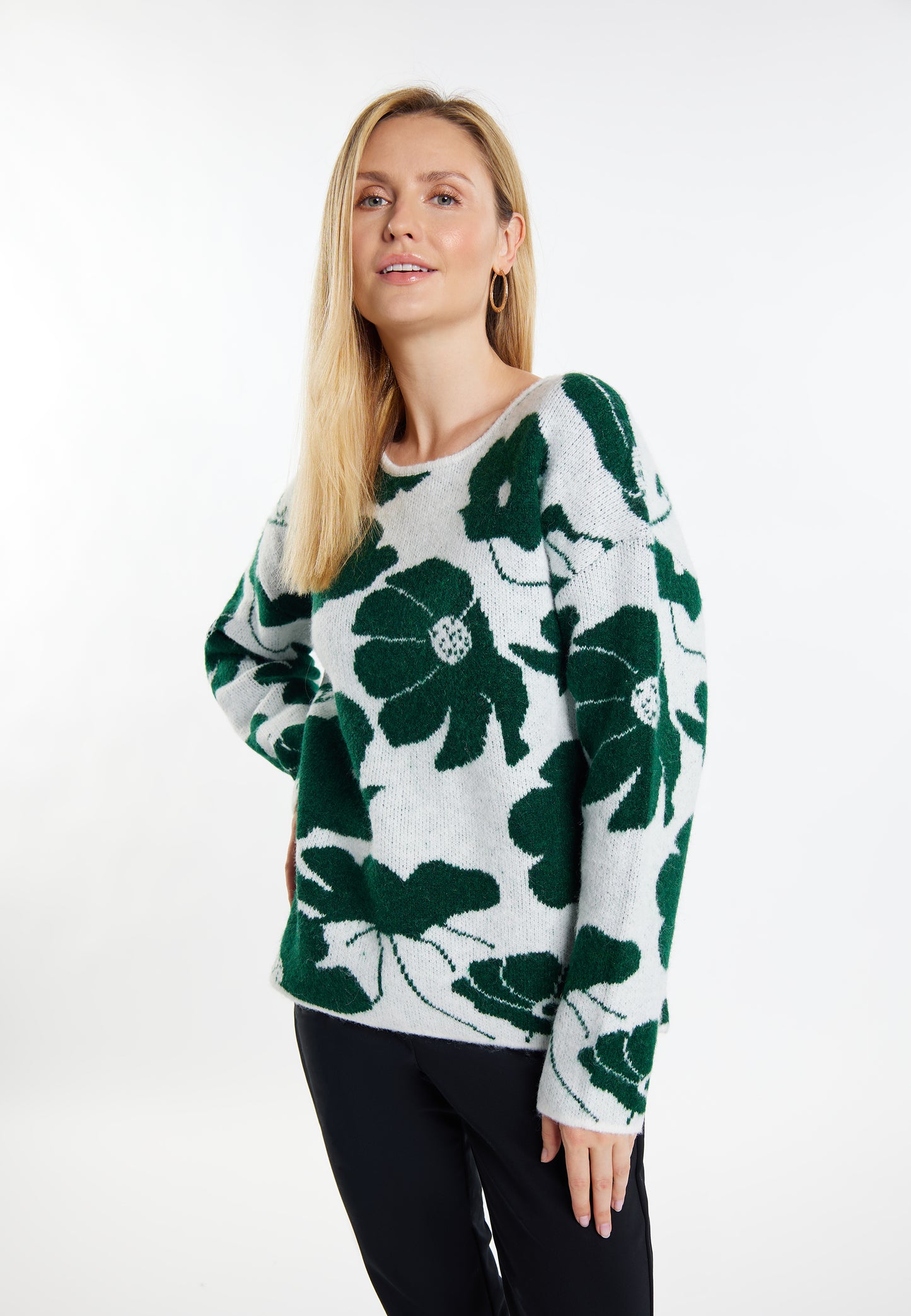 usha damski sweter dzianinowy