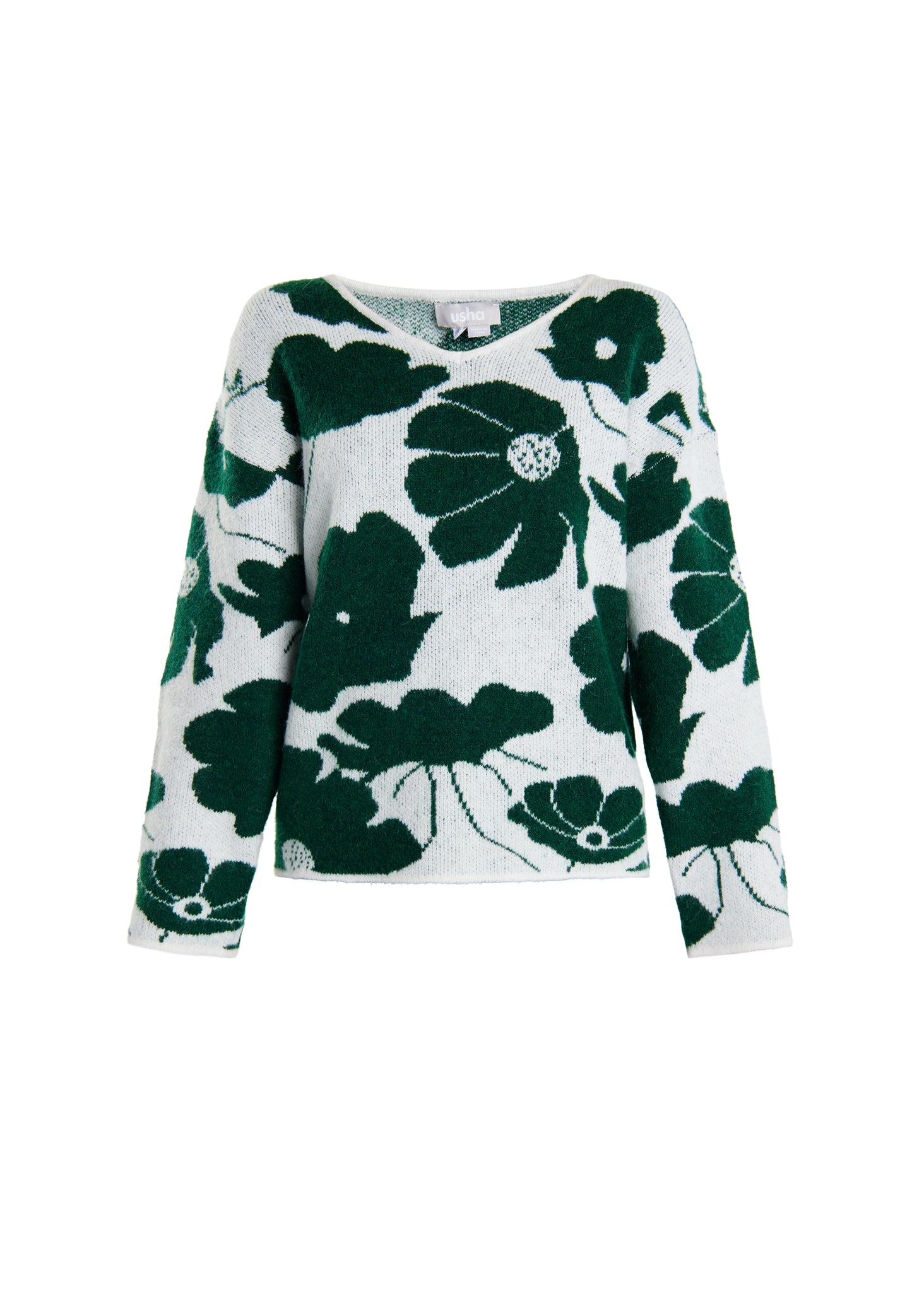 usha damski sweter dzianinowy