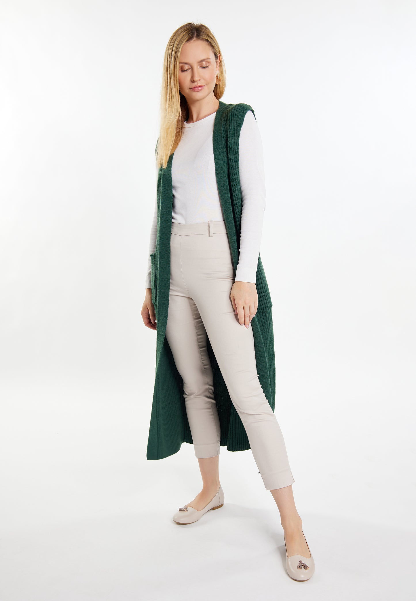 usha WHITE LABEL women's knitted vest
