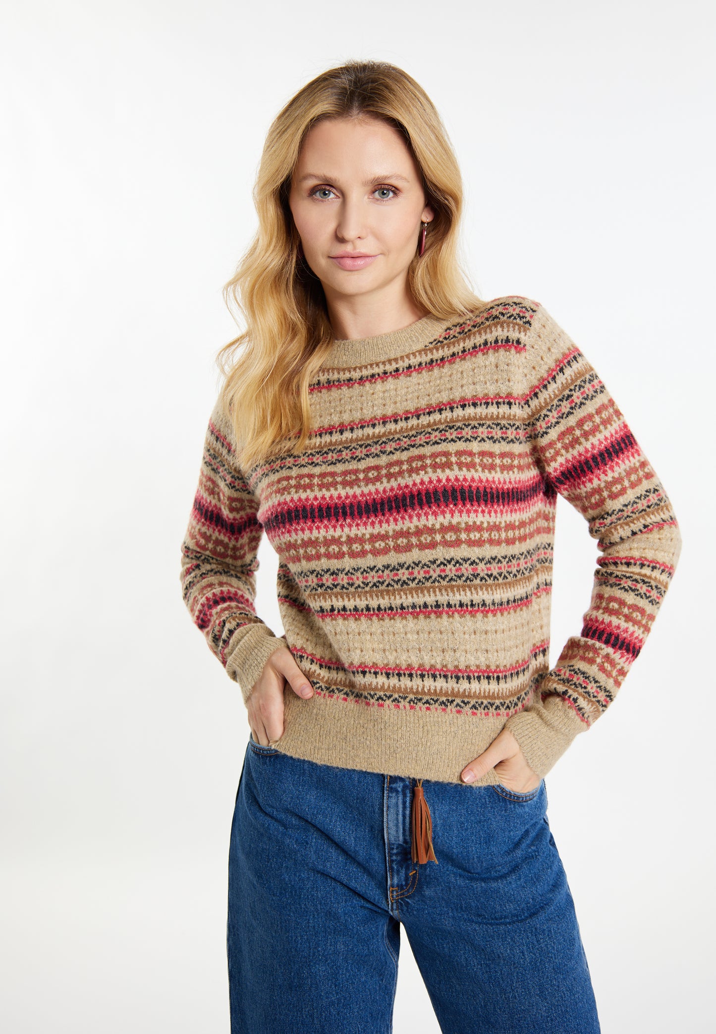 usha FESTIVAL damski sweter z dzianiny