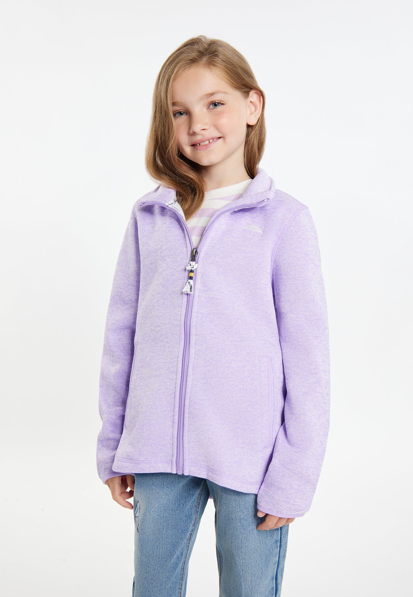 Schmuddelwedda girl's knitted fleece jacket