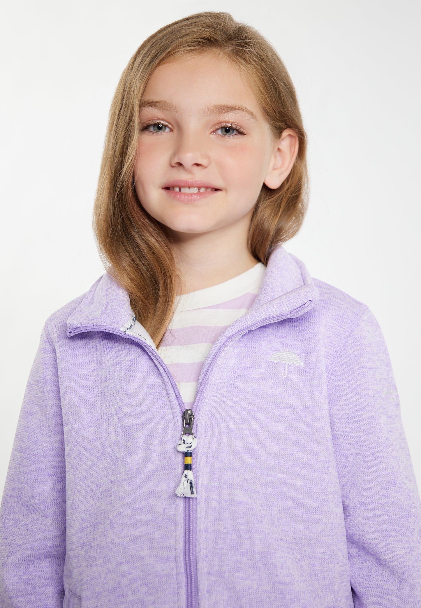 Schmuddelwedda girl's knitted fleece jacket