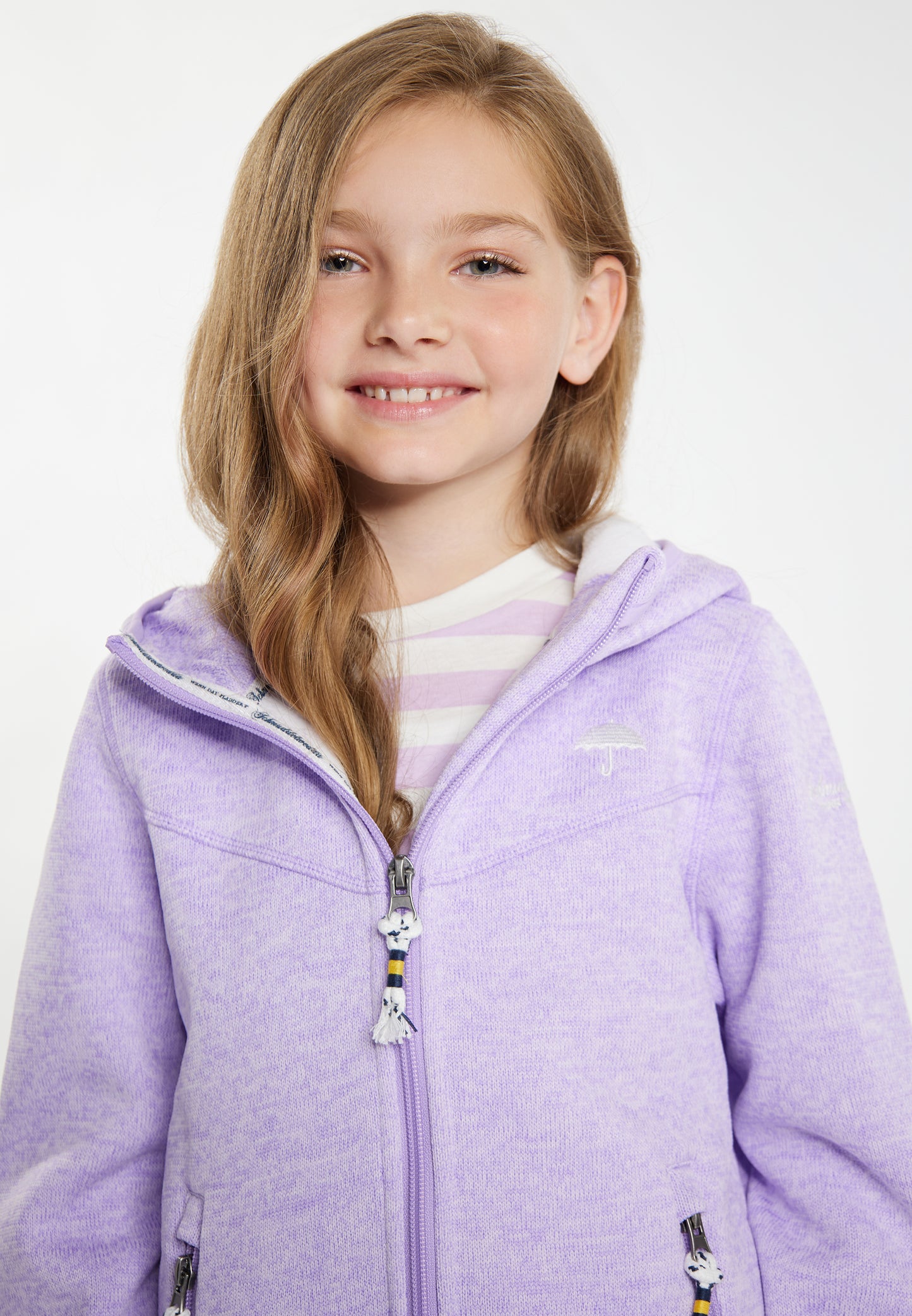 Schmuddelwedda girl's knitted fleece blouson jacket