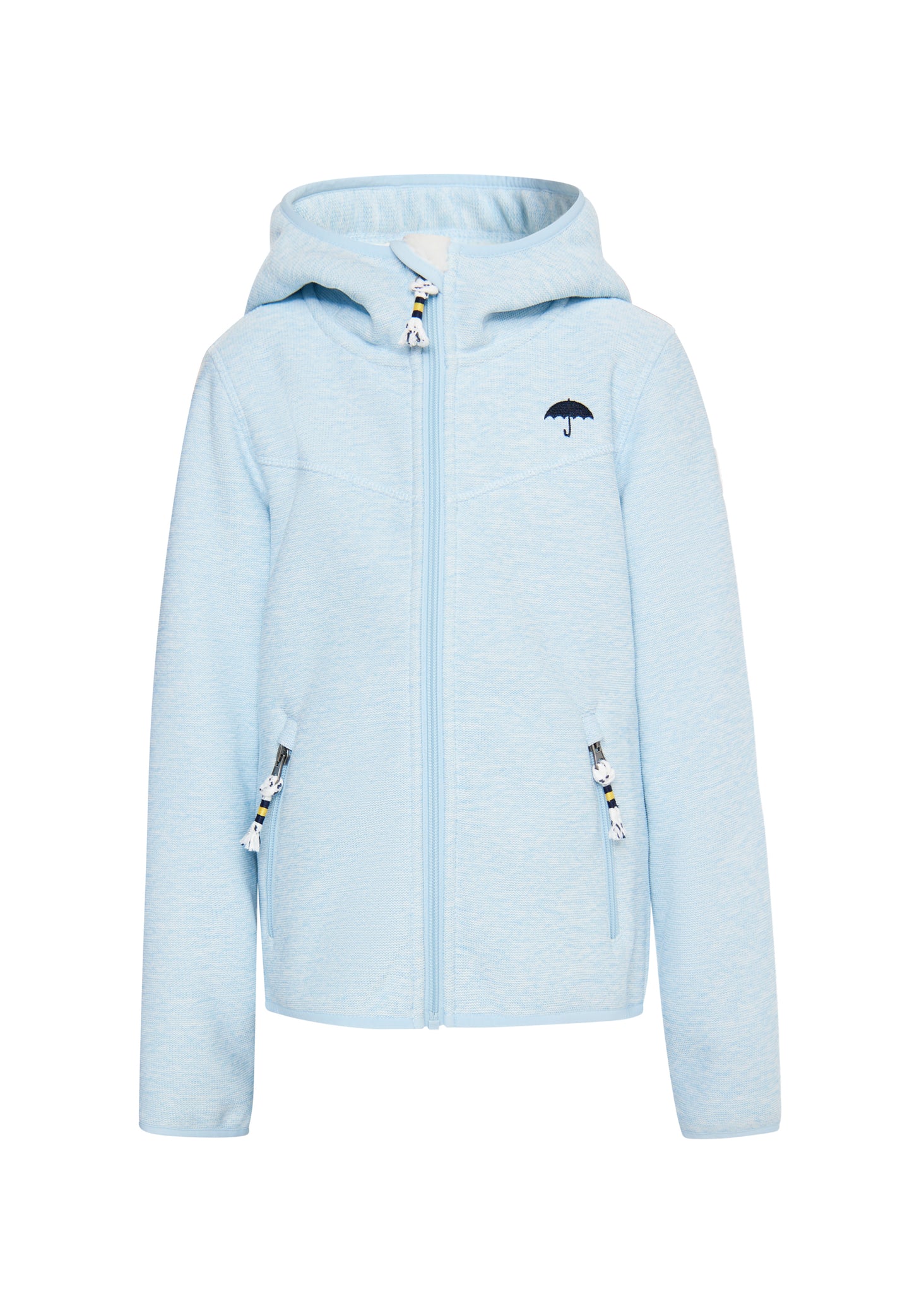 Schmuddelwedda girl's knitted fleece blouson jacket with teddy lining