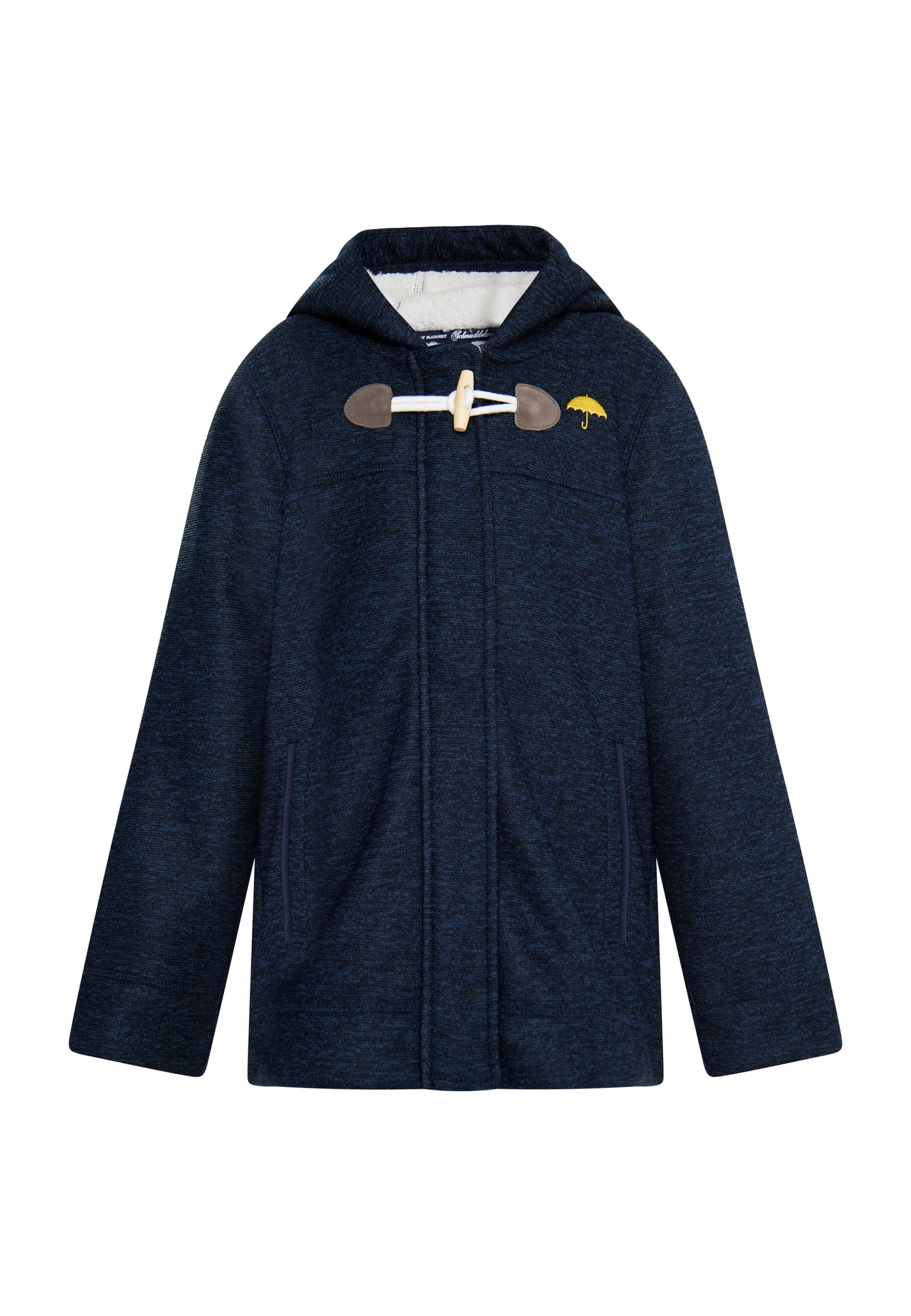Schmuddelwedda girl's knitted fleece uffle coat