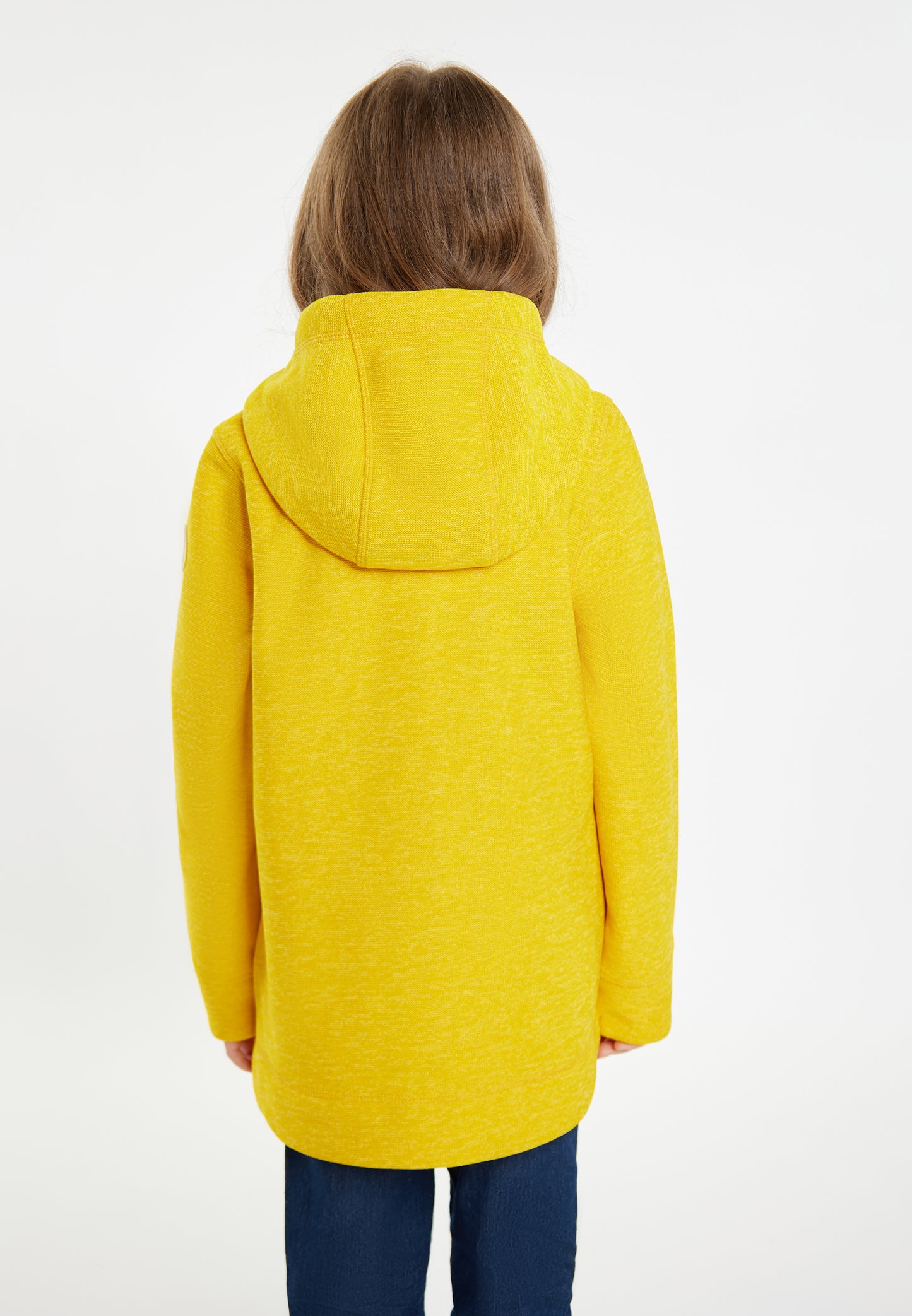 Schmuddelwedda girl's knitted fleece uffle coat