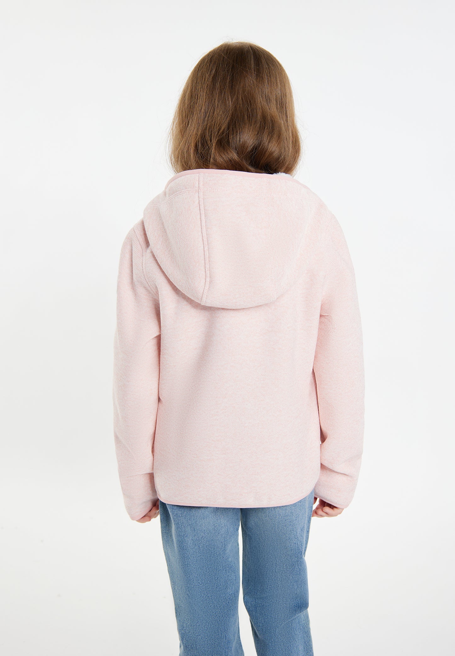 Schmuddelwedda girl's knitted fleece blouson jacket with teddy lining