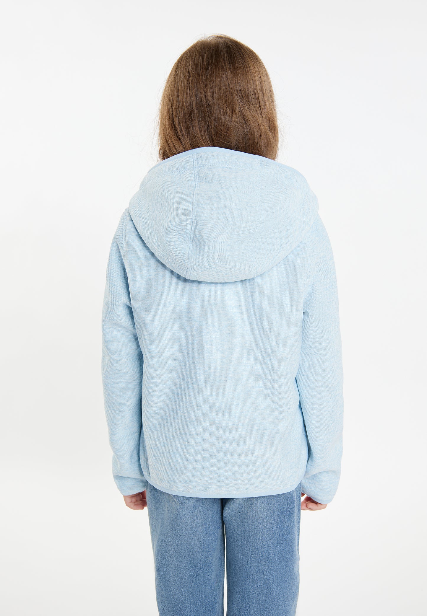 Schmuddelwedda girl's knitted fleece blouson jacket with teddy lining