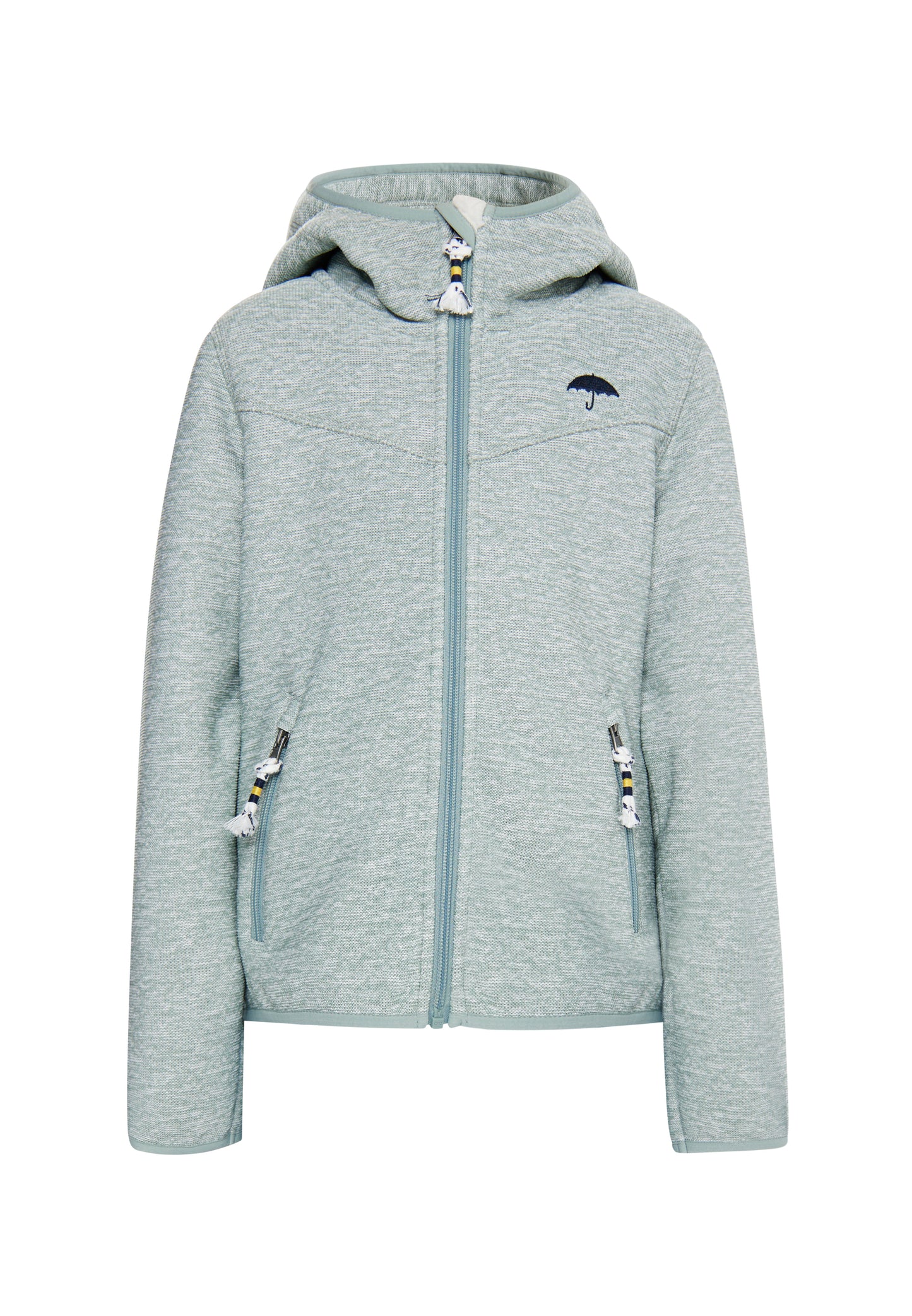 Schmuddelwedda girl's knitted fleece blouson jacket with teddy lining