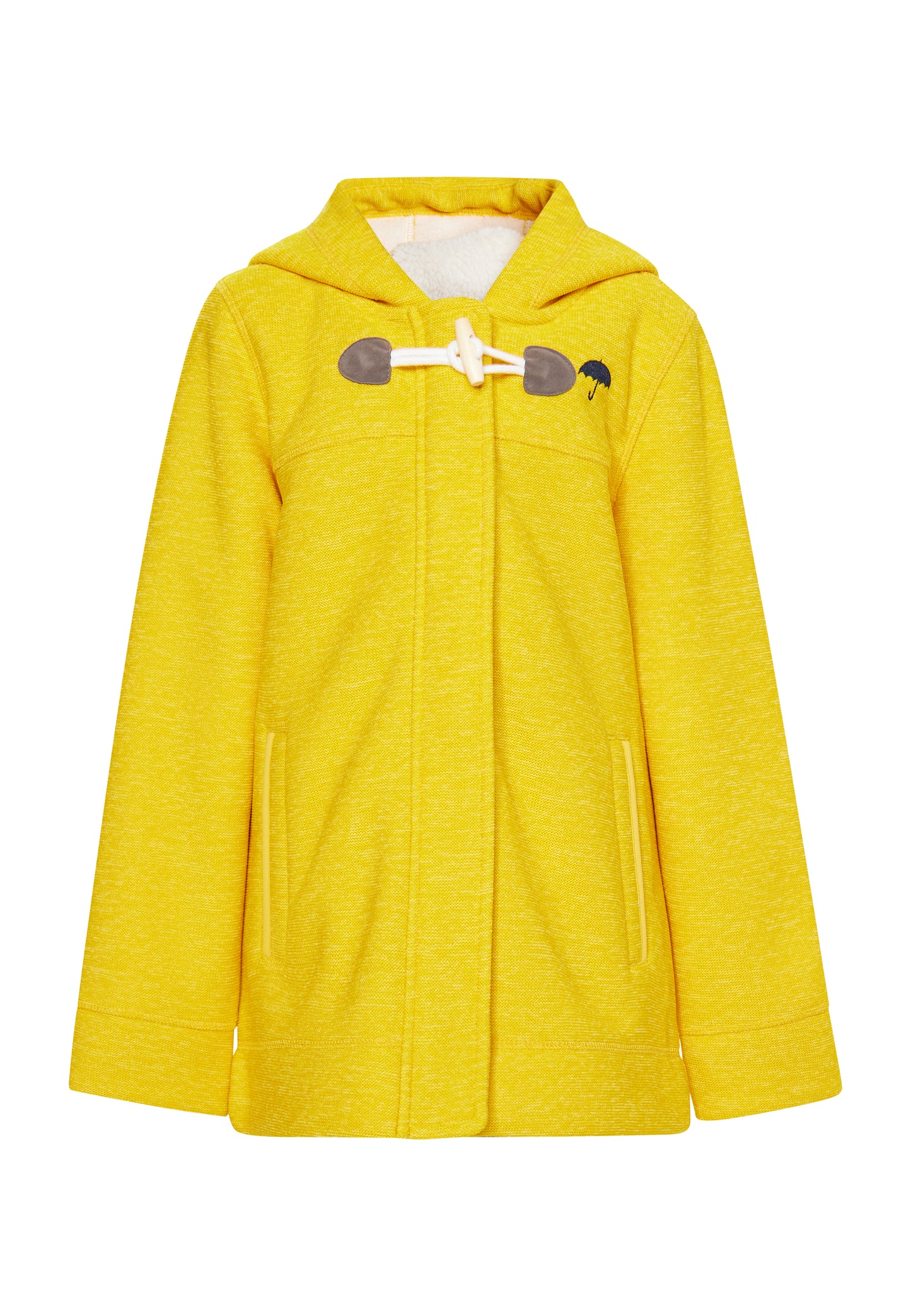 Schmuddelwedda girl's knitted fleece uffle coat
