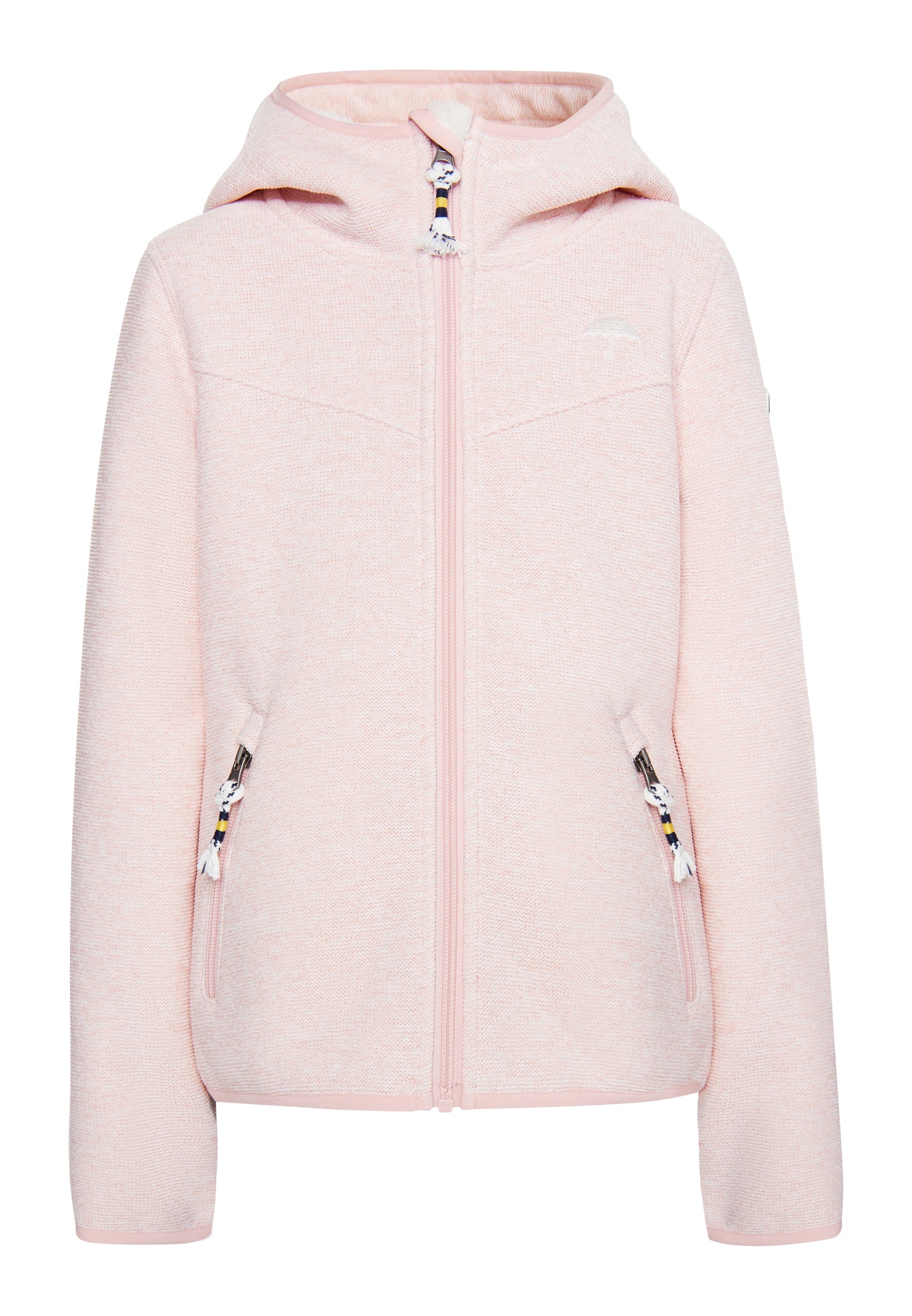 Schmuddelwedda girl's knitted fleece blouson jacket with teddy lining