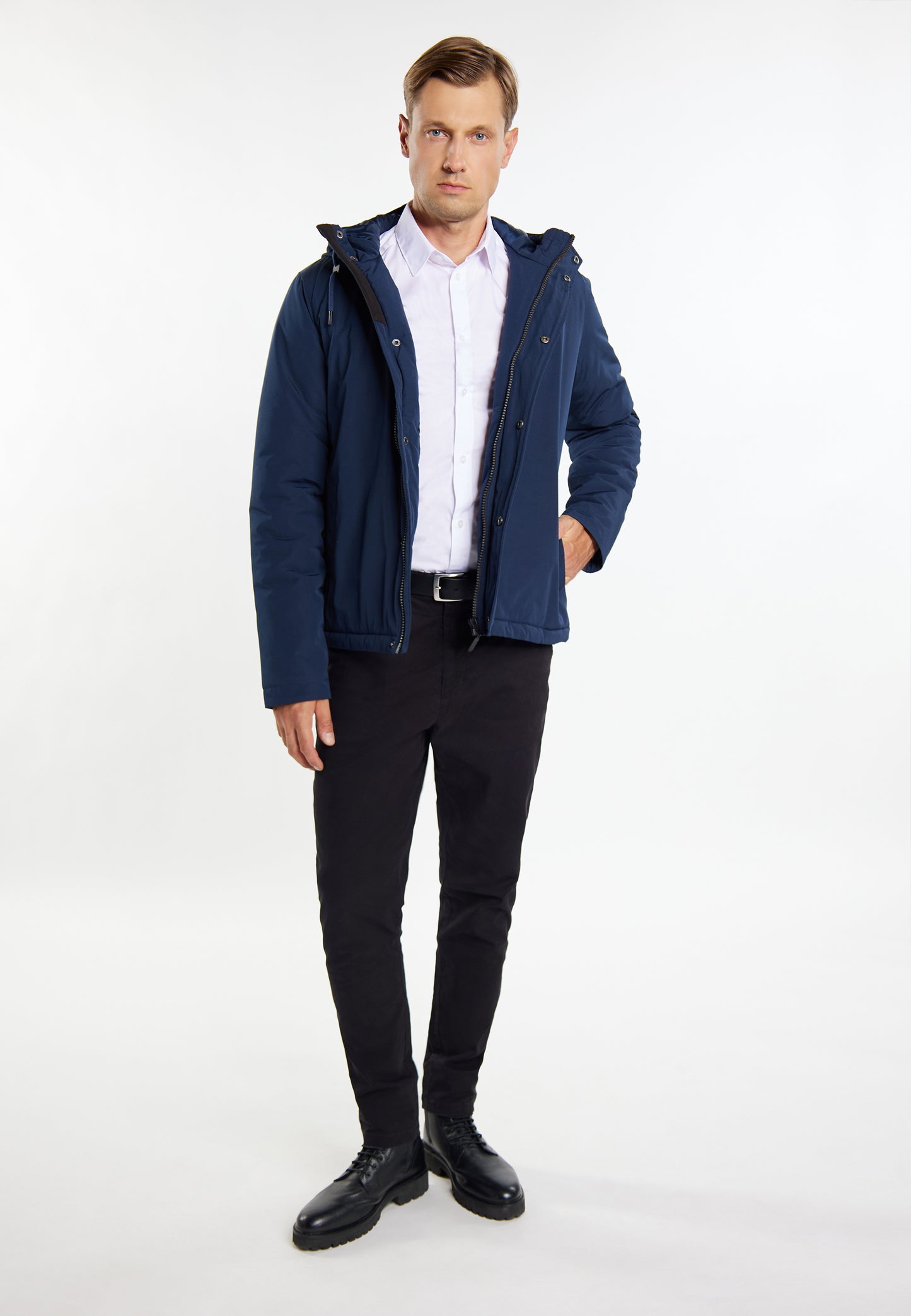 DreiMaster Klassik men's anorak + shopping bag set