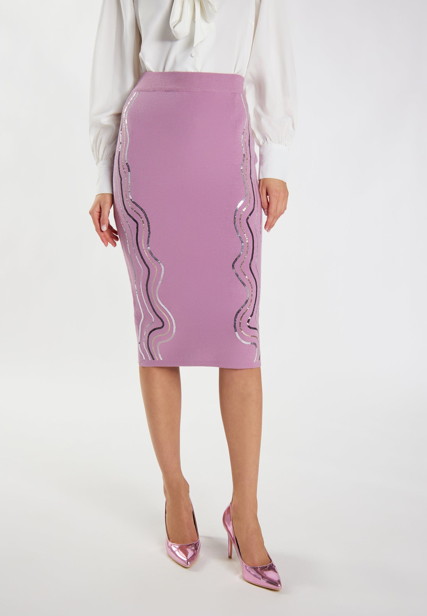faina women's knit midi skirt