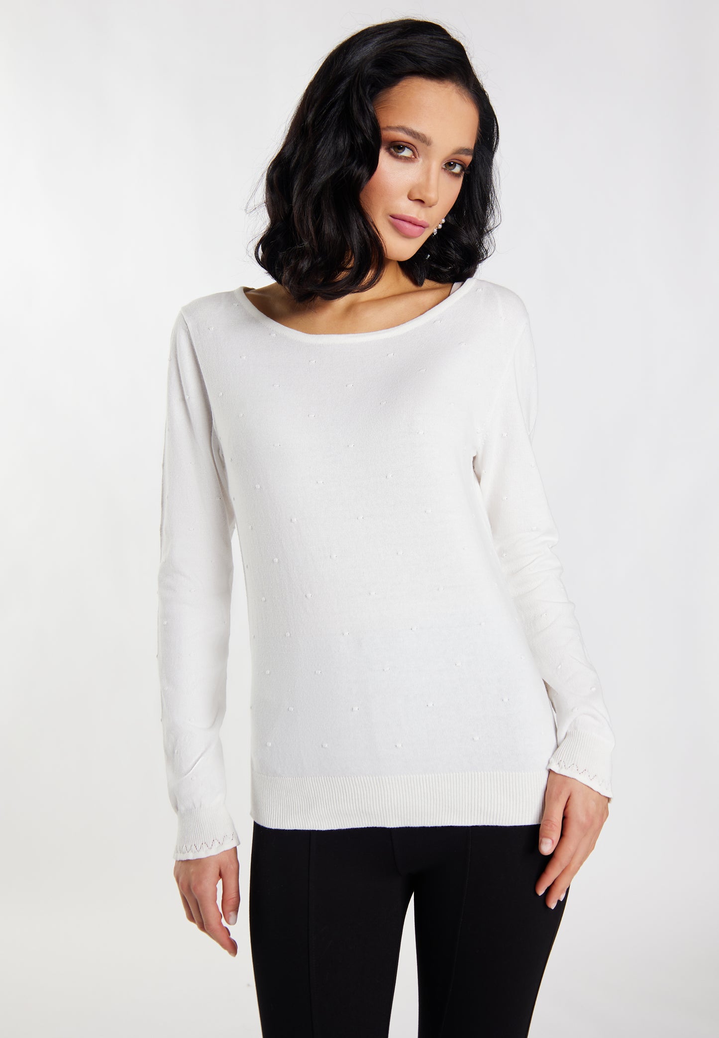 faina damski sweter dzianinowy