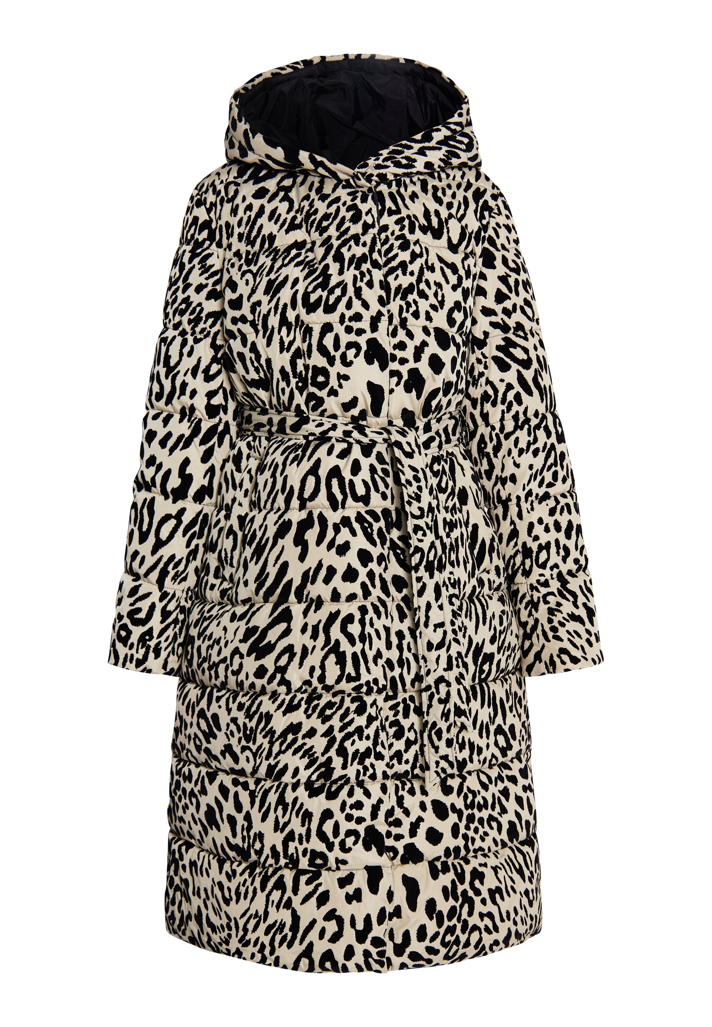 faina women's long quilted coat