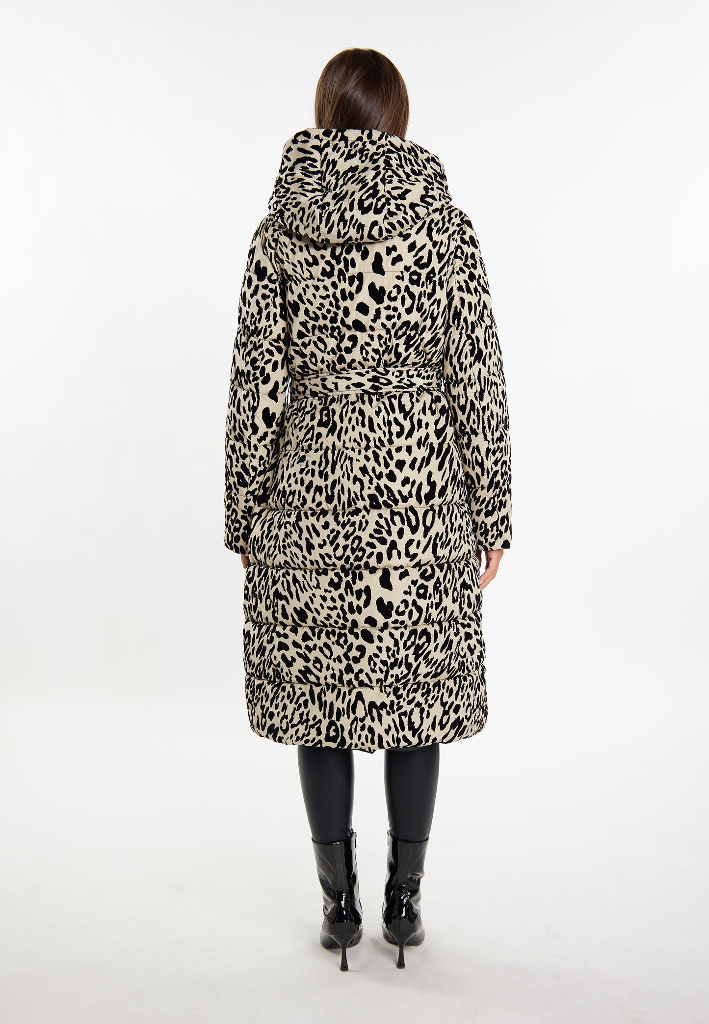faina women's long quilted coat