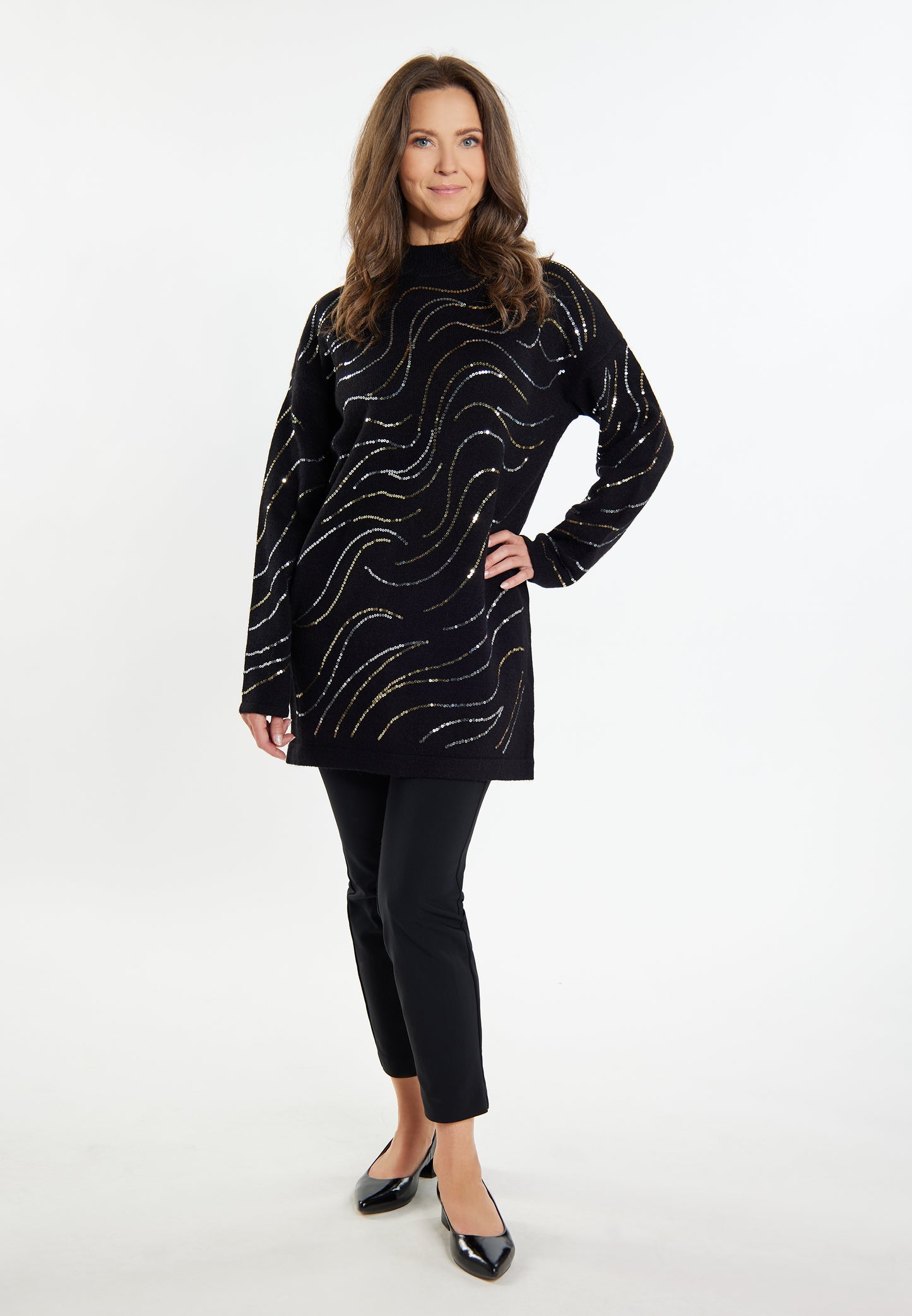 usha BLACK LABEL women's knit sweater
