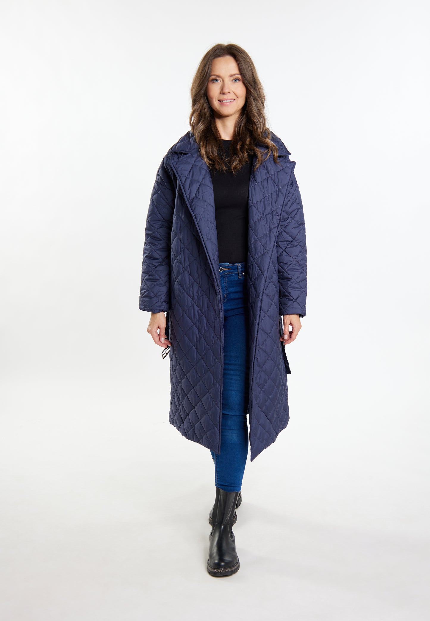 usha women's quilted coat