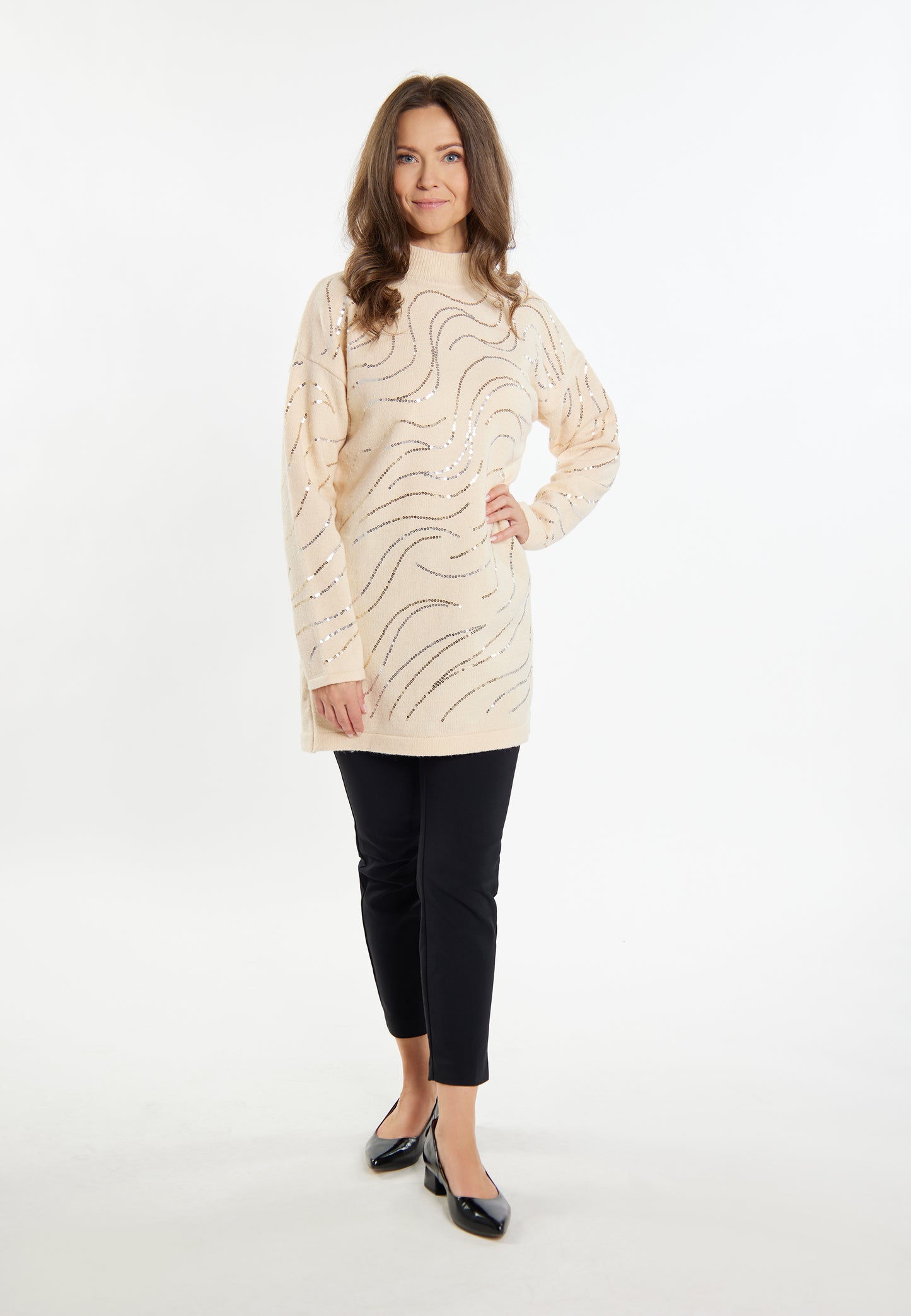 usha BLACK LABEL women's knit sweater