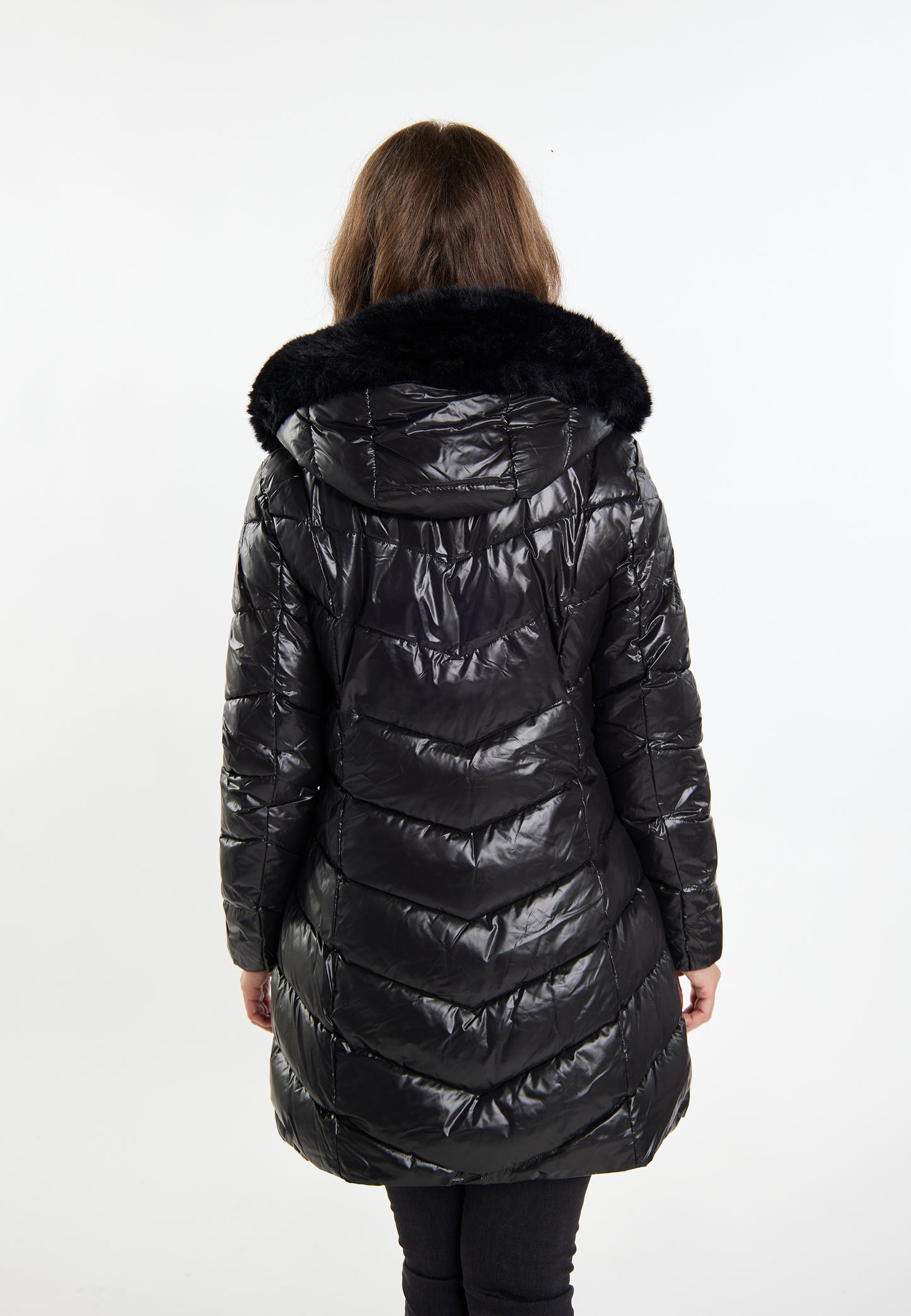 usha women's quilted coat