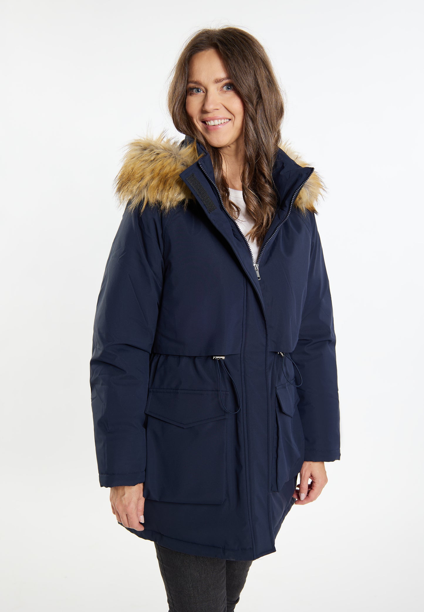 usha women's padded parka