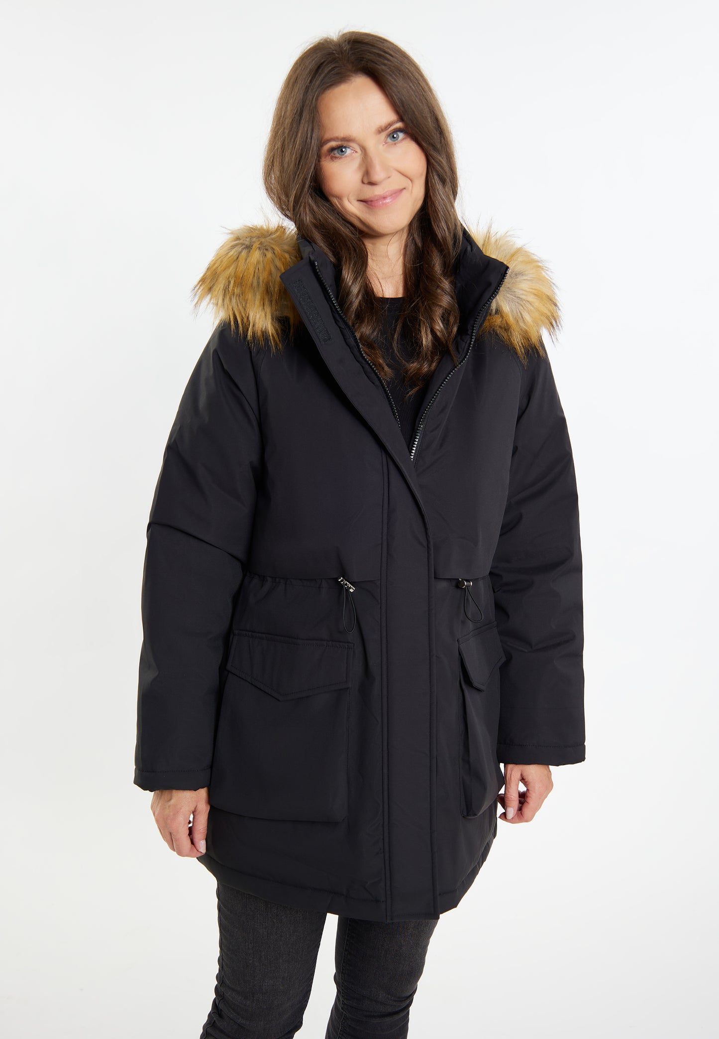 usha women's padded parka