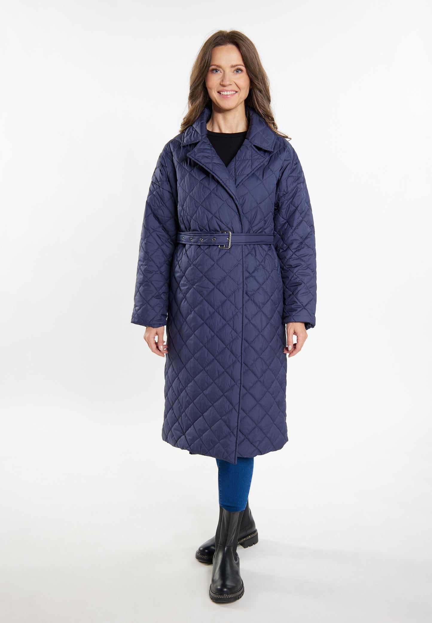 usha women's quilted coat