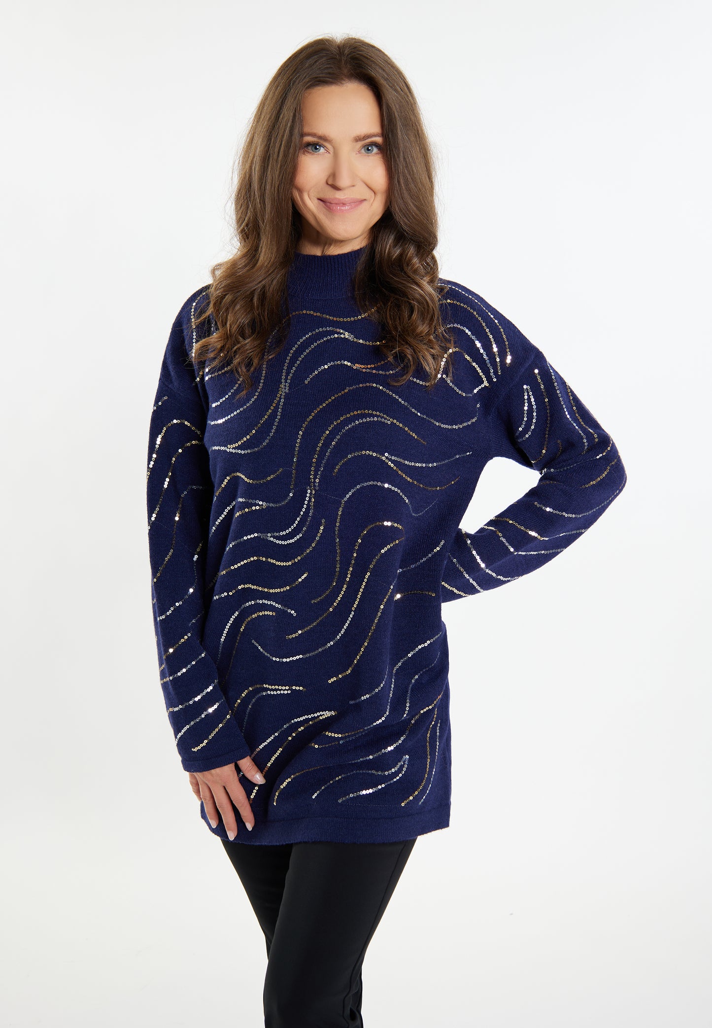 usha BLACK LABEL women's knit sweater