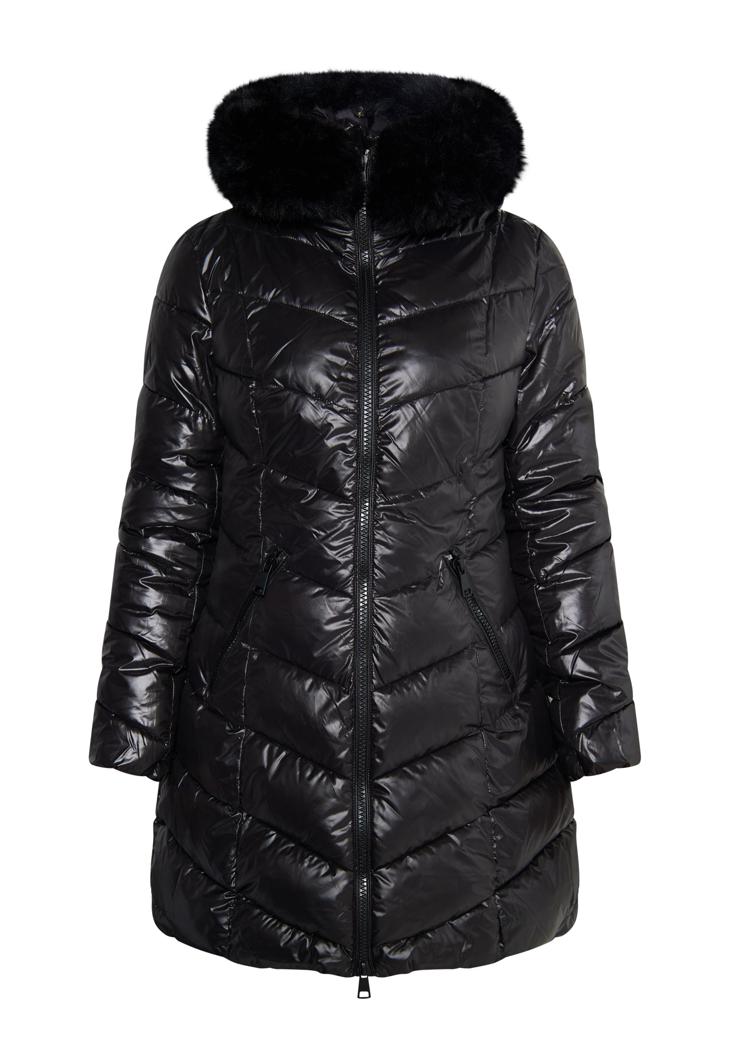 usha women's quilted coat