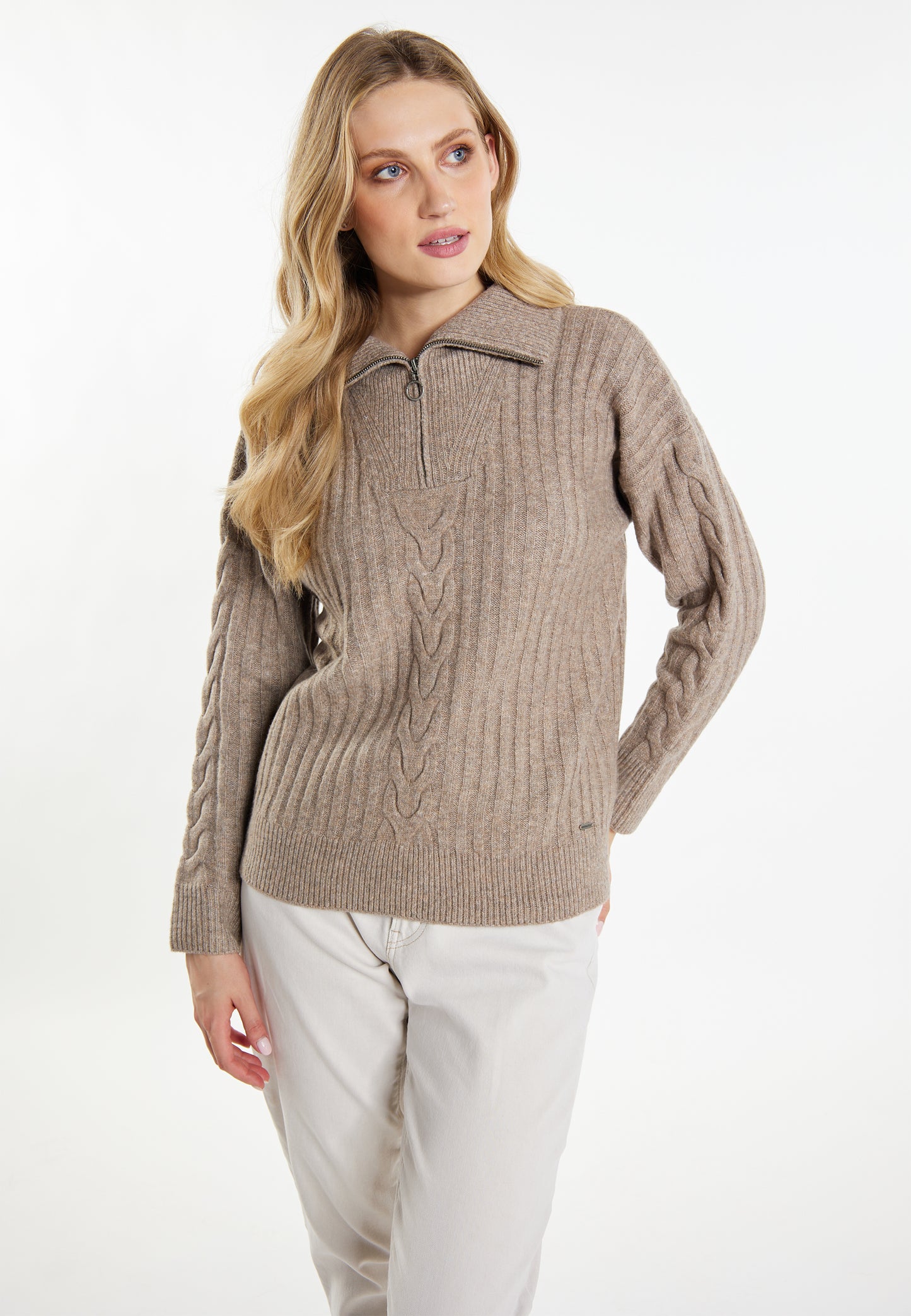 DreiMaster Vintage damski sweter z dzianiny