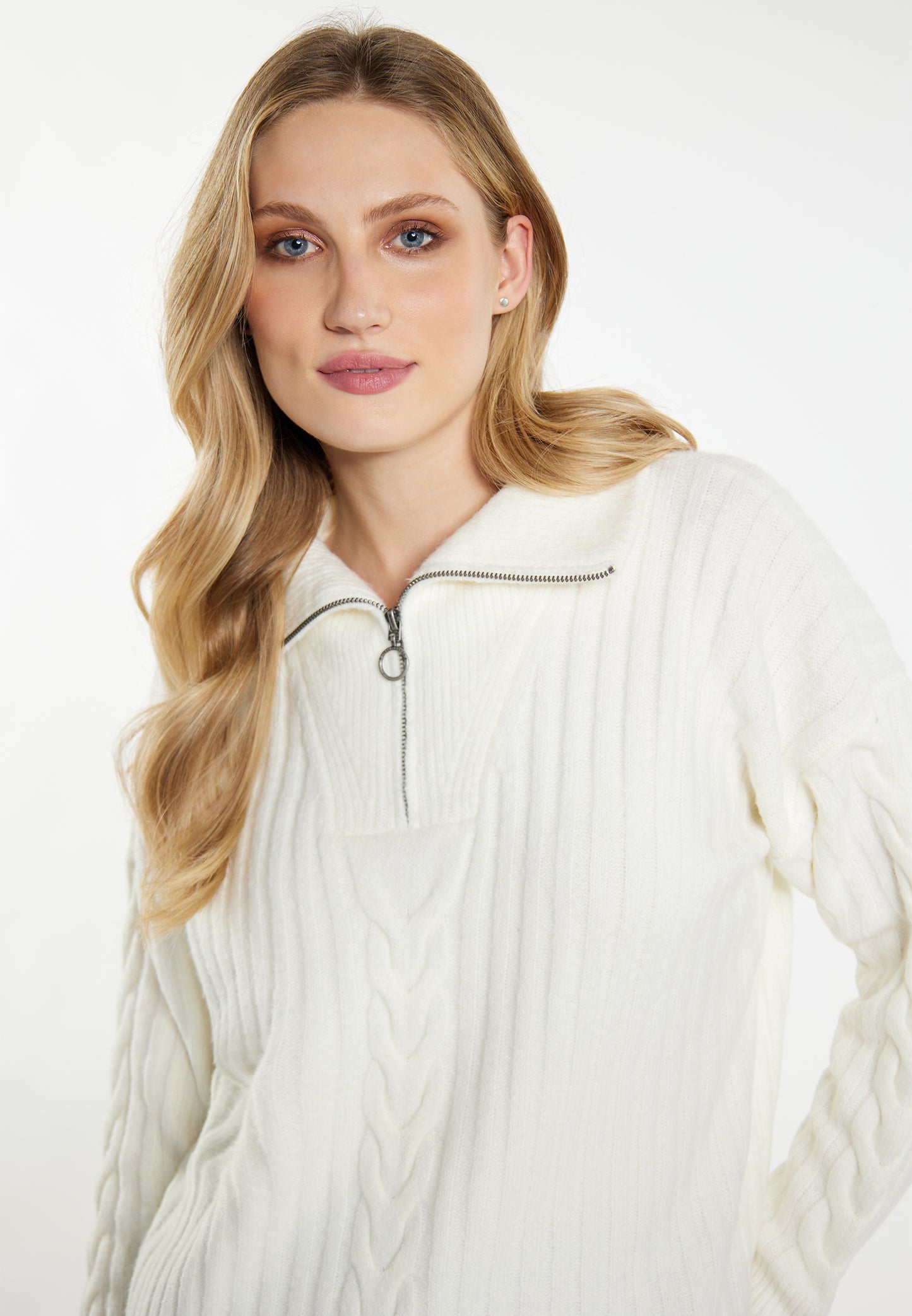 DreiMaster Vintage damski sweter z dzianiny