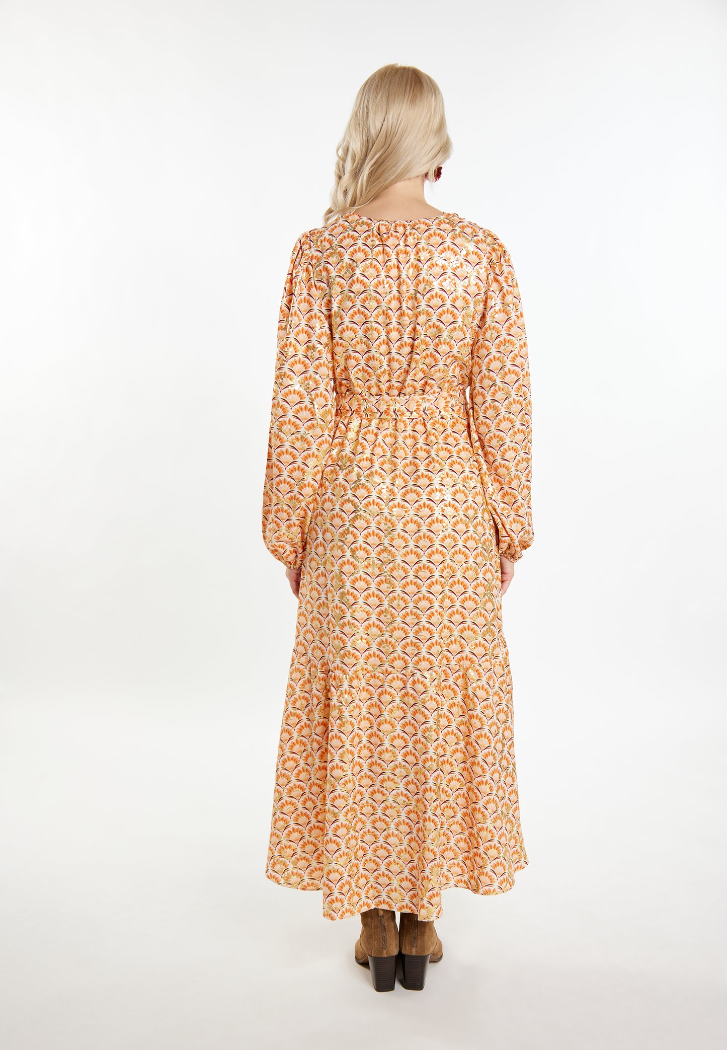 IZIA women's maxi dress with print