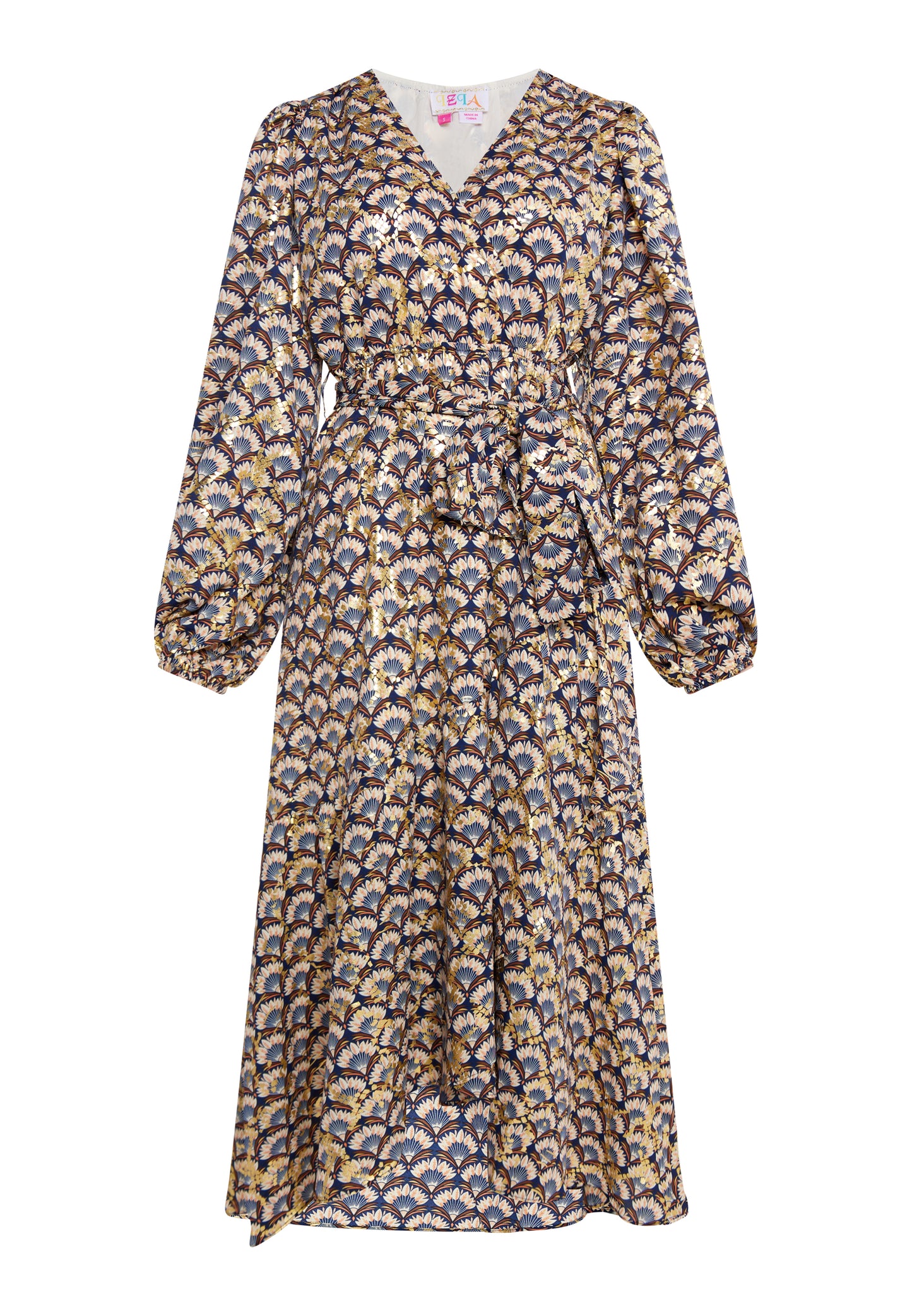 IZIA women's maxi dress with print