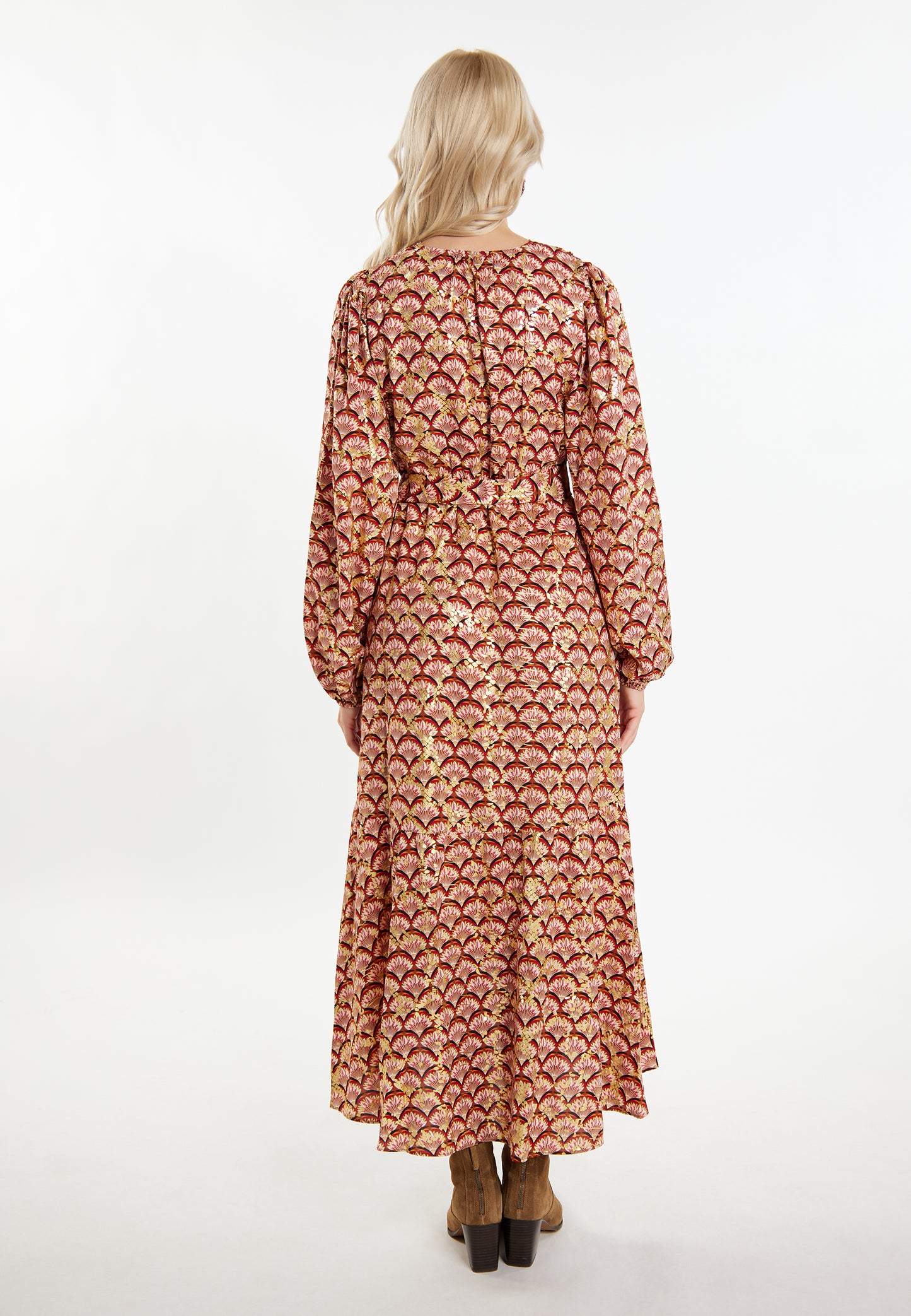 IZIA women's maxi dress with print