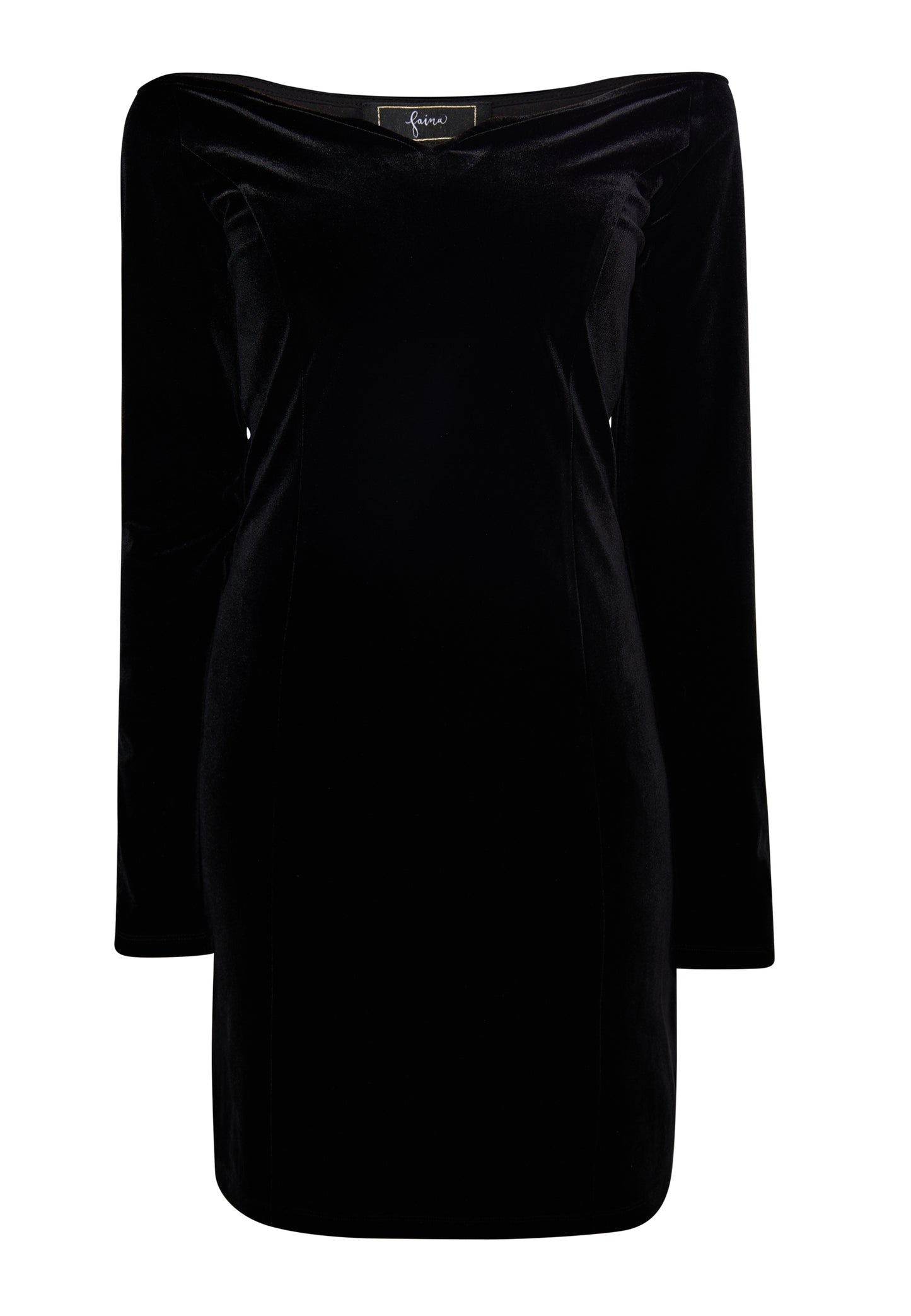 faina women's mini long sleeve dress
